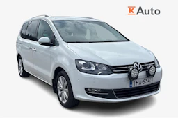 valkoinen Volkswagen Sharan 2015 kuva 1.