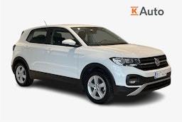Valkoinen Volkswagen T-Cross 2019 kuva 1.
