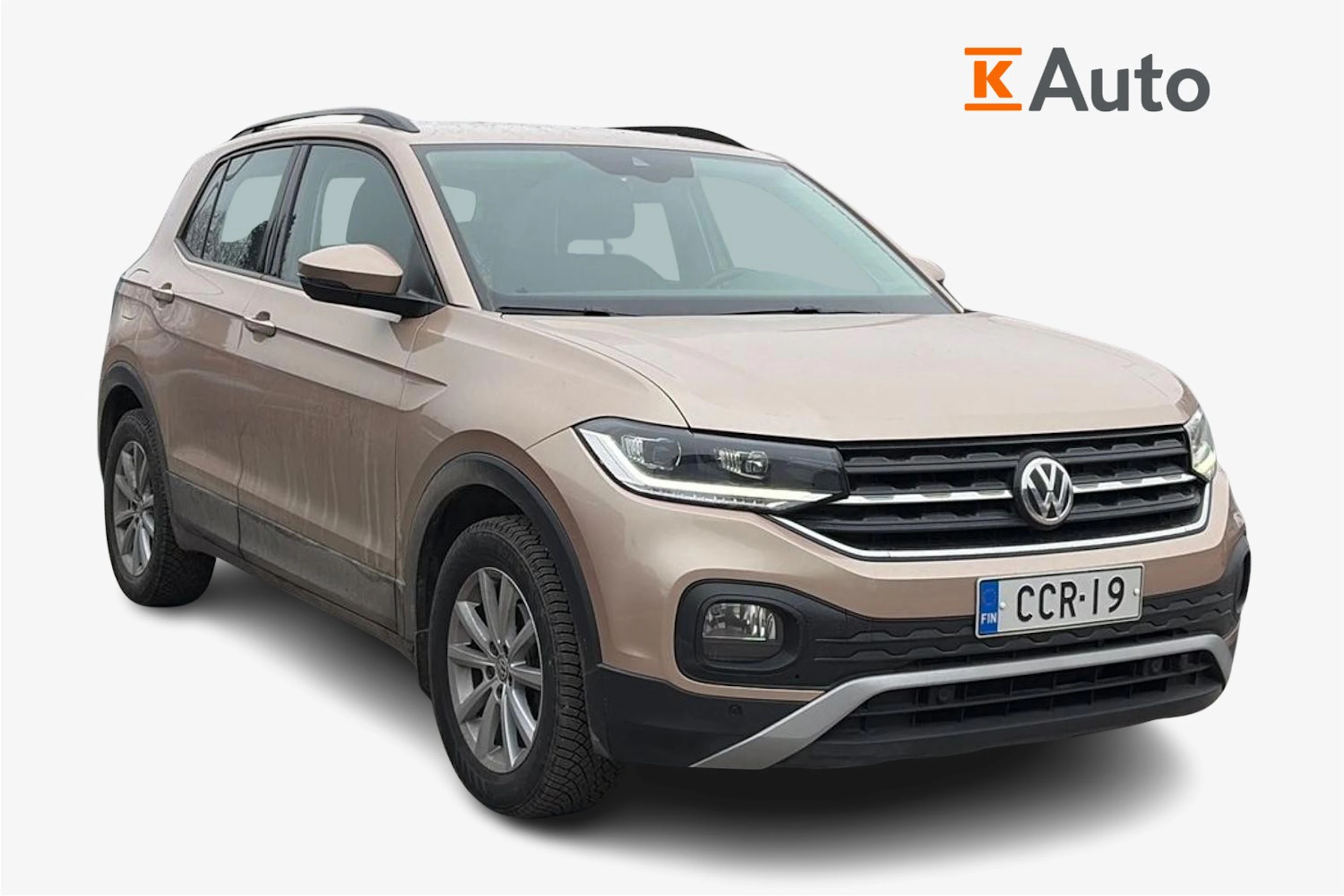 Oranssi Volkswagen T-Cross 2019 kuva 1.