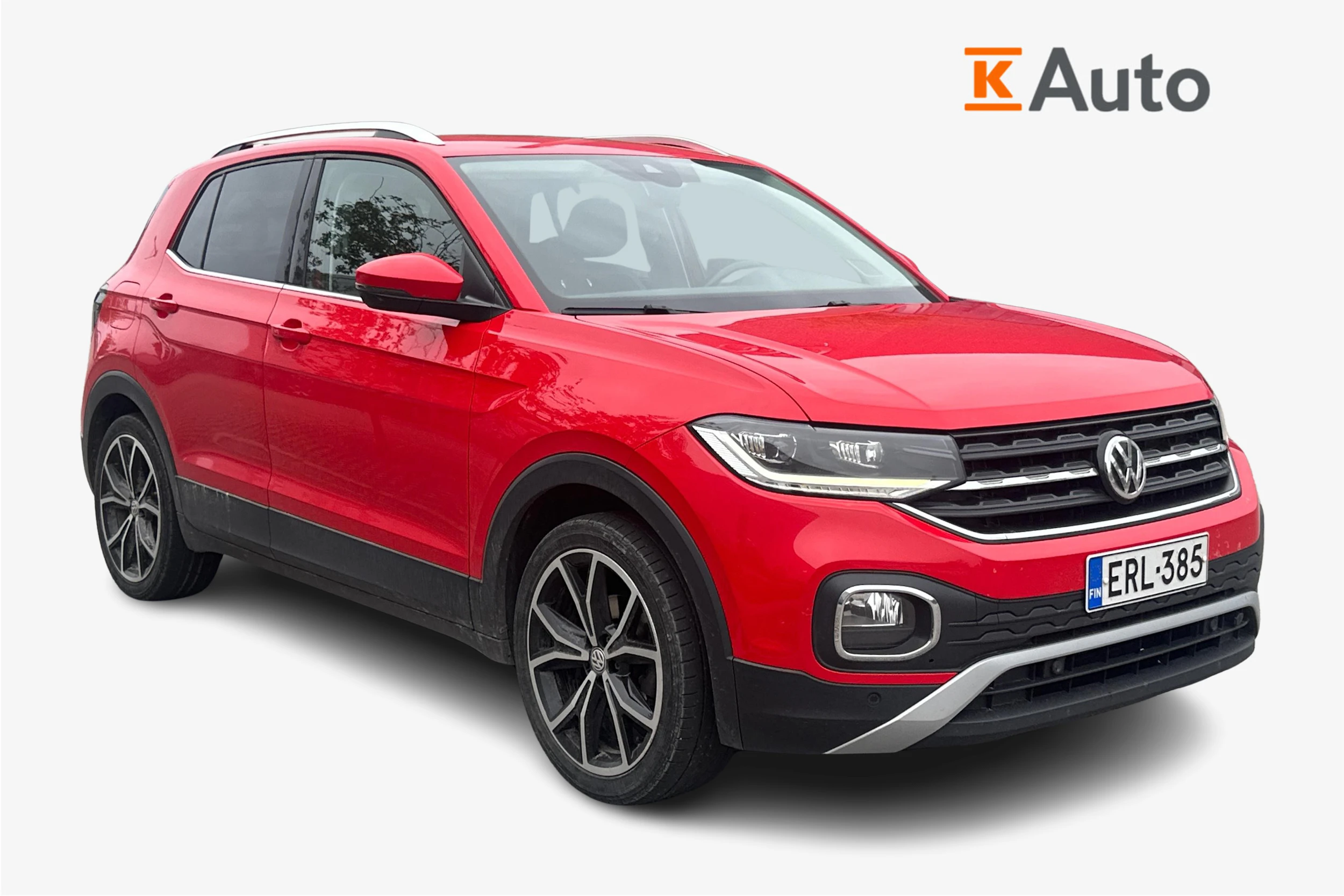 punainen Volkswagen T-Cross 2019 kuva 1.