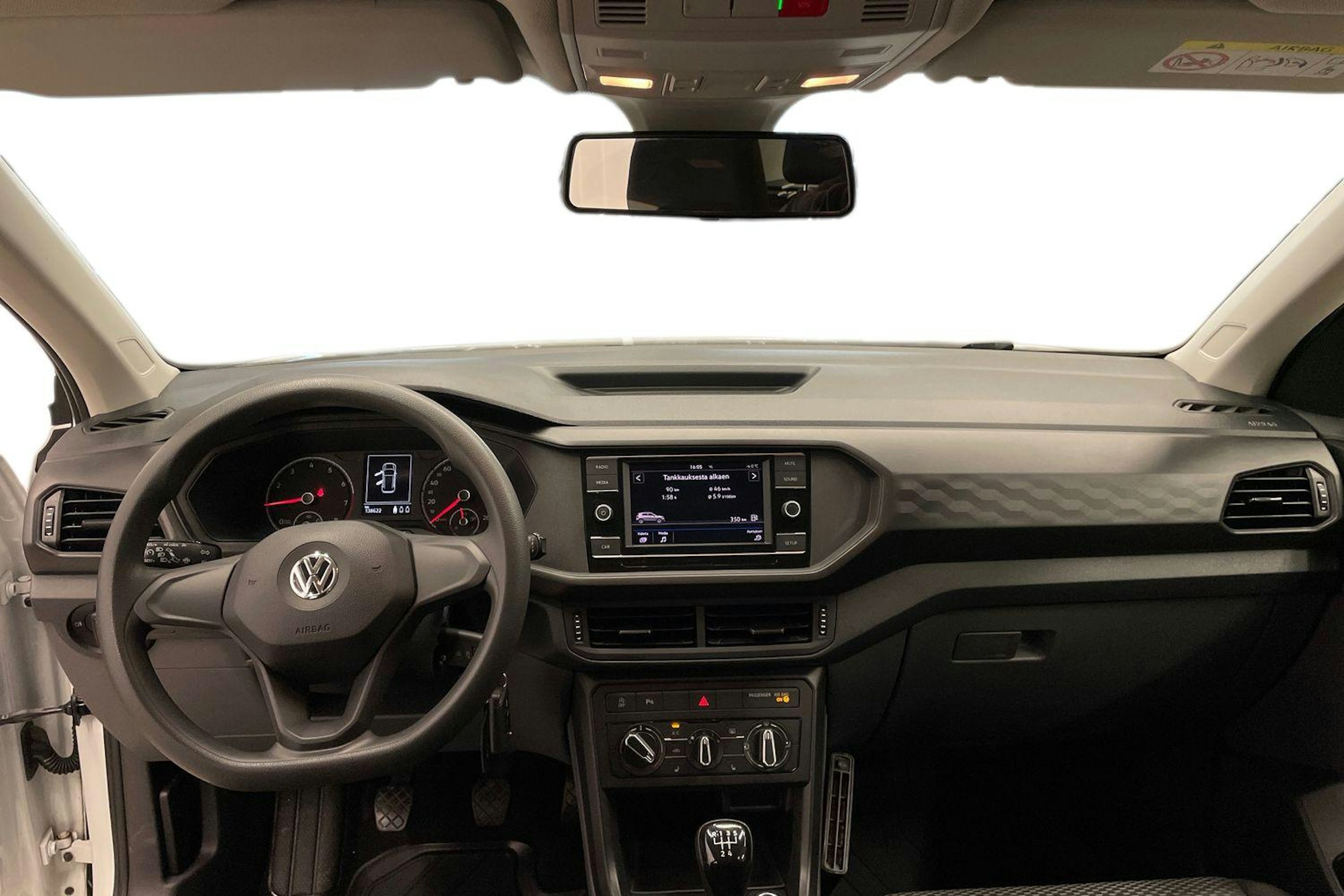 Valkoinen Volkswagen T-Cross 2019 kuva 9.