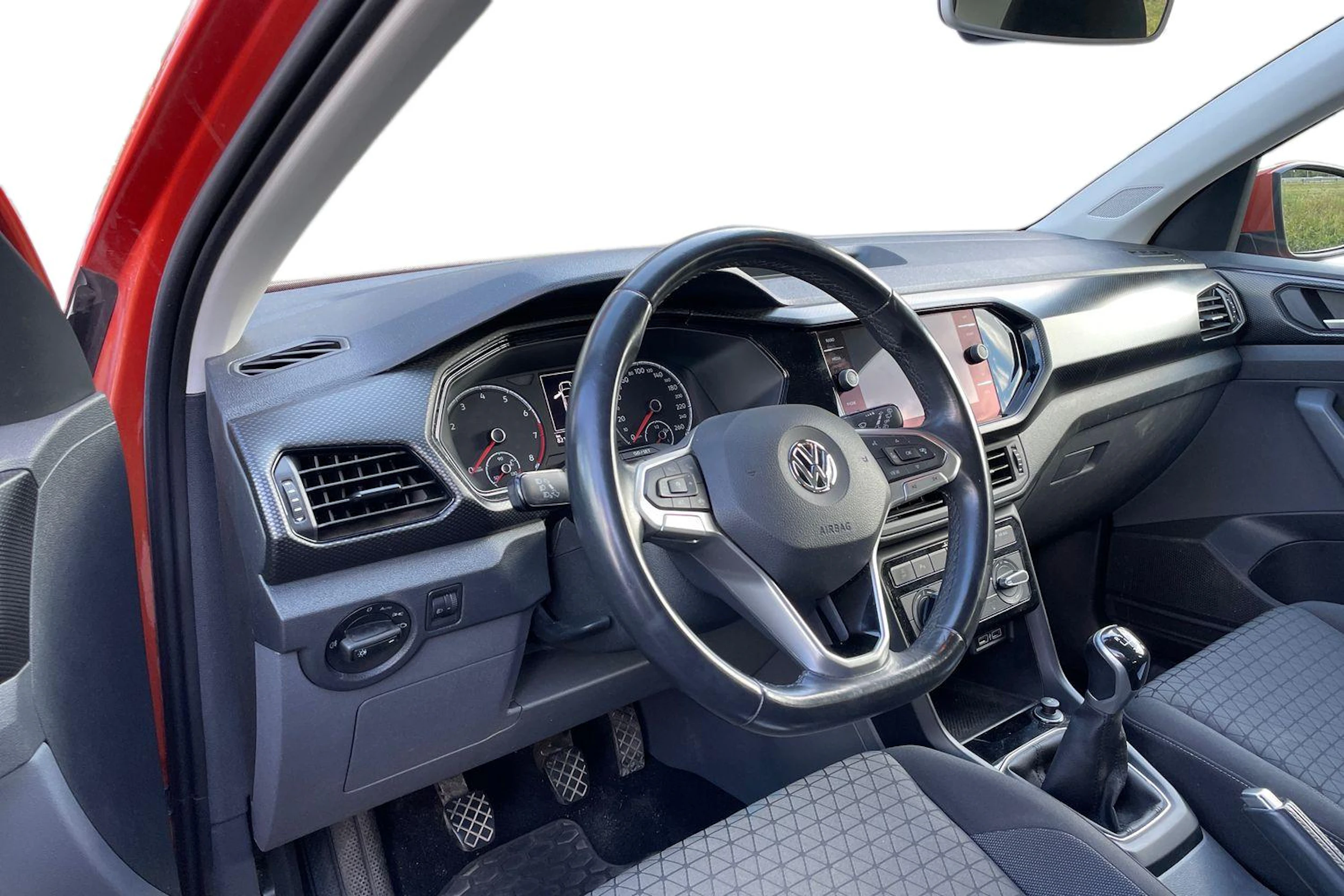 oranssi Volkswagen T-Cross 2020 kuva 3.