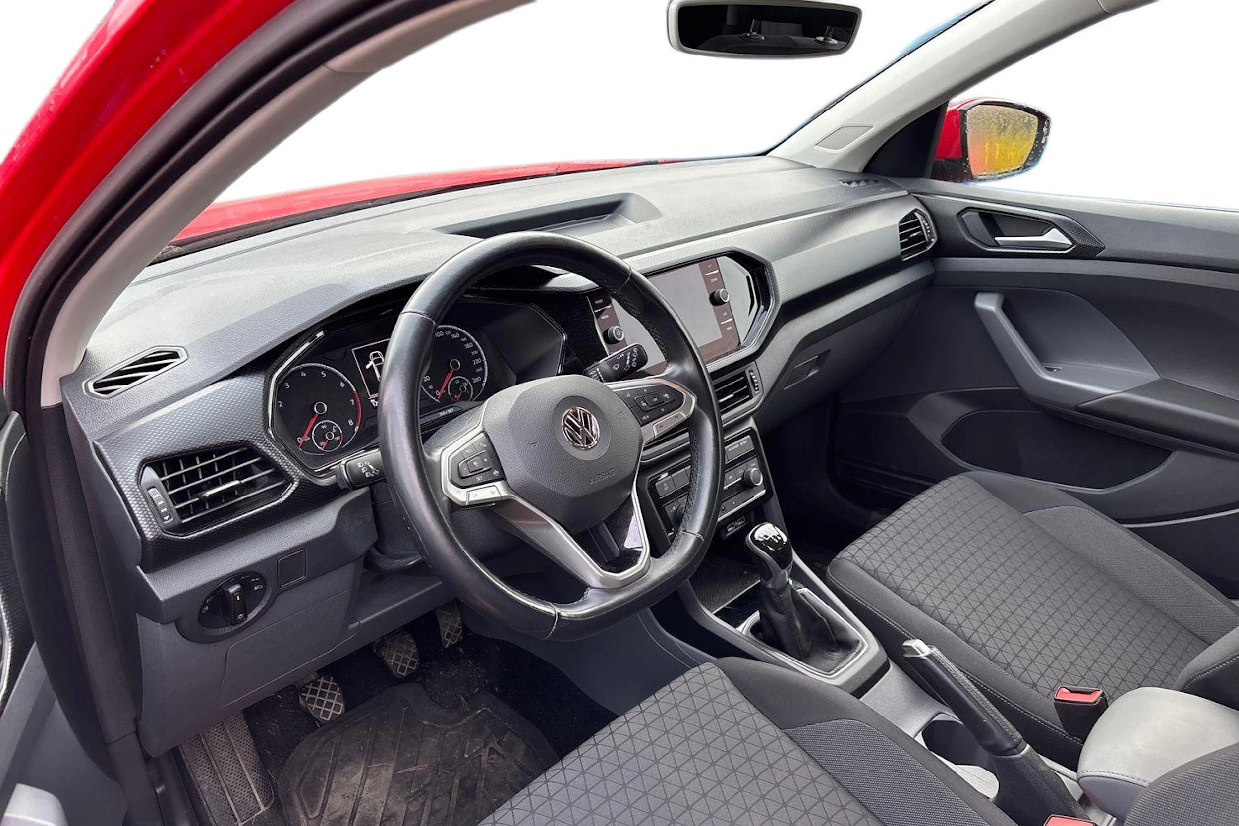 punainen Volkswagen T-Cross 2020 kuva 3.