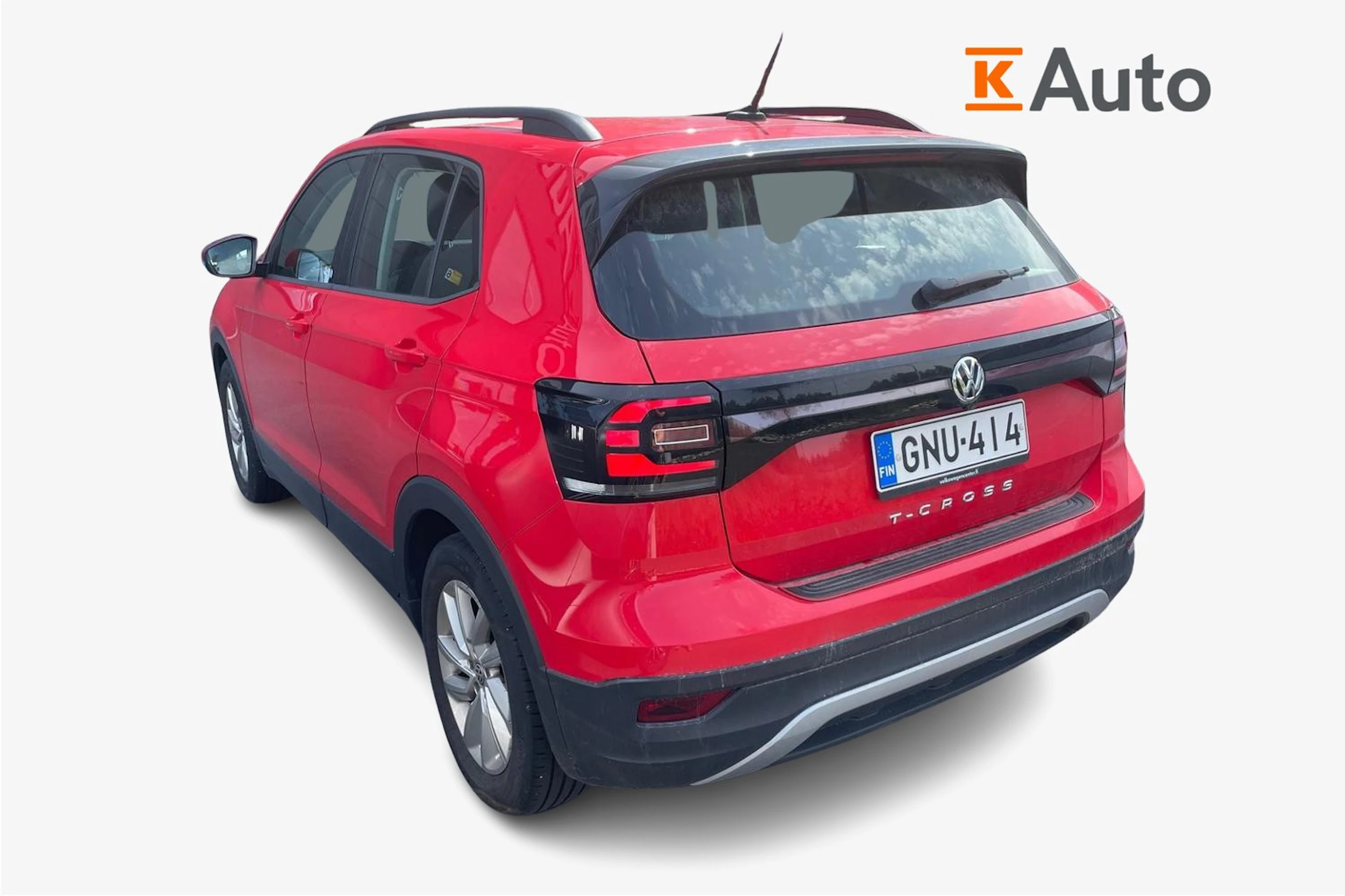punainen Volkswagen T-Cross 2020 kuva 2.