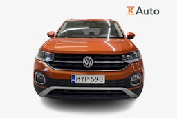 oranssi Volkswagen T-Cross 2019 kuva 4.