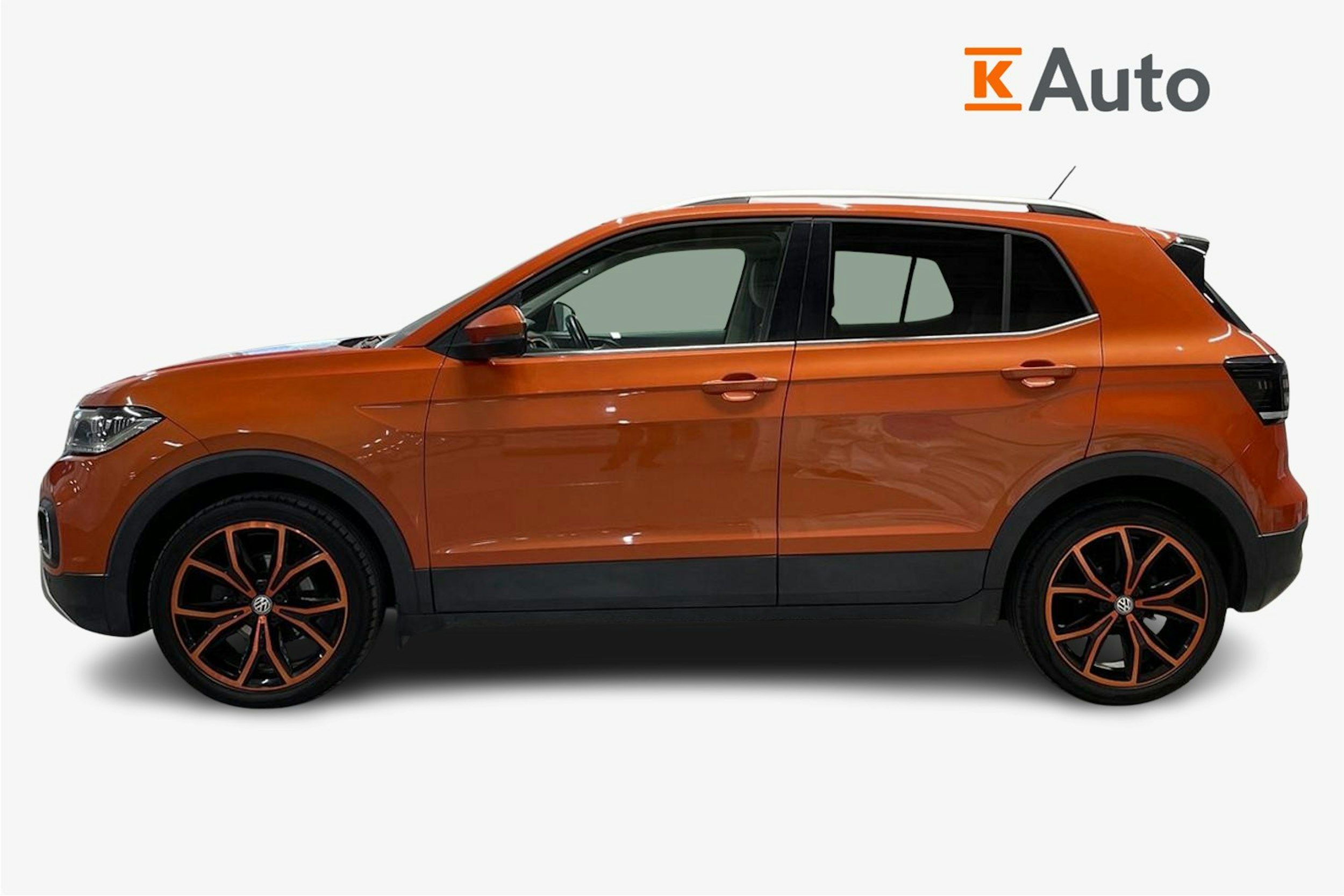 oranssi Volkswagen T-Cross 2019 kuva 5.