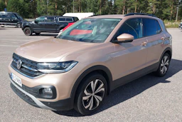 oranssi Volkswagen T-Cross 2019 kuva 4.