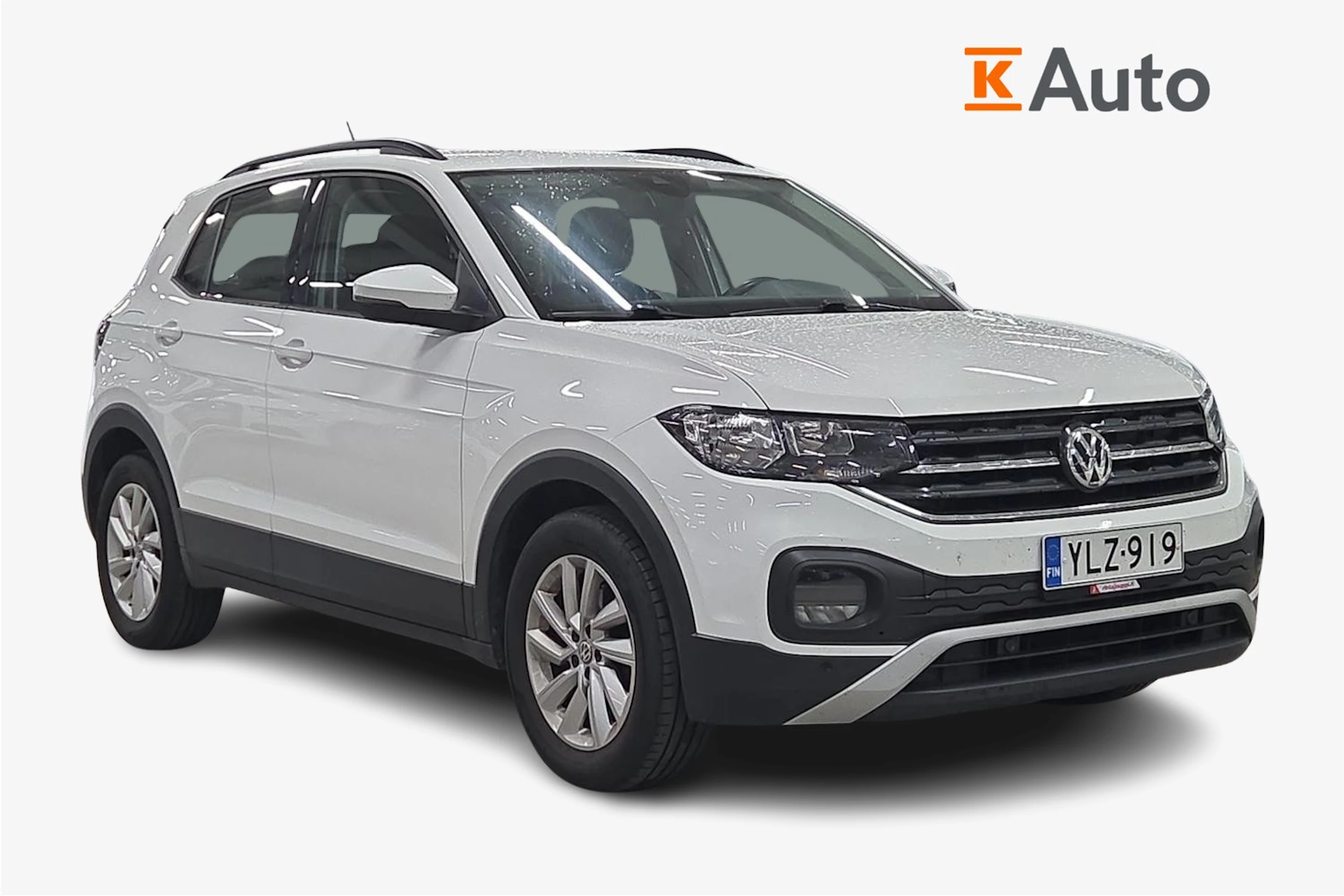 valkoinen Volkswagen T-Cross 2019 kuva 1.