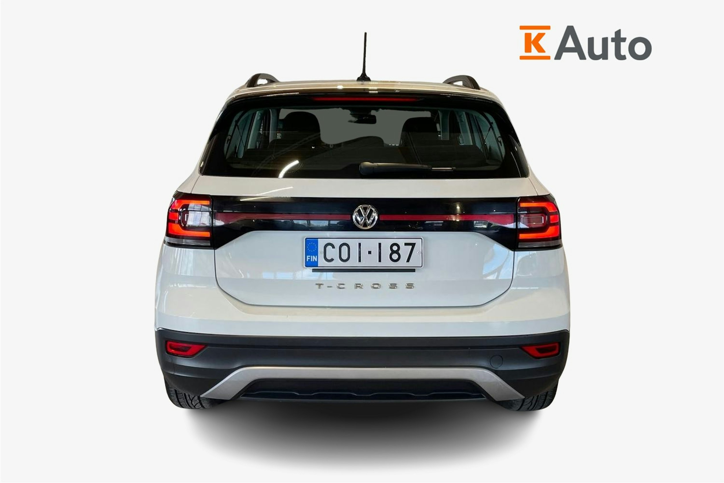 valkoinen Volkswagen T-Cross 2020 kuva 3.