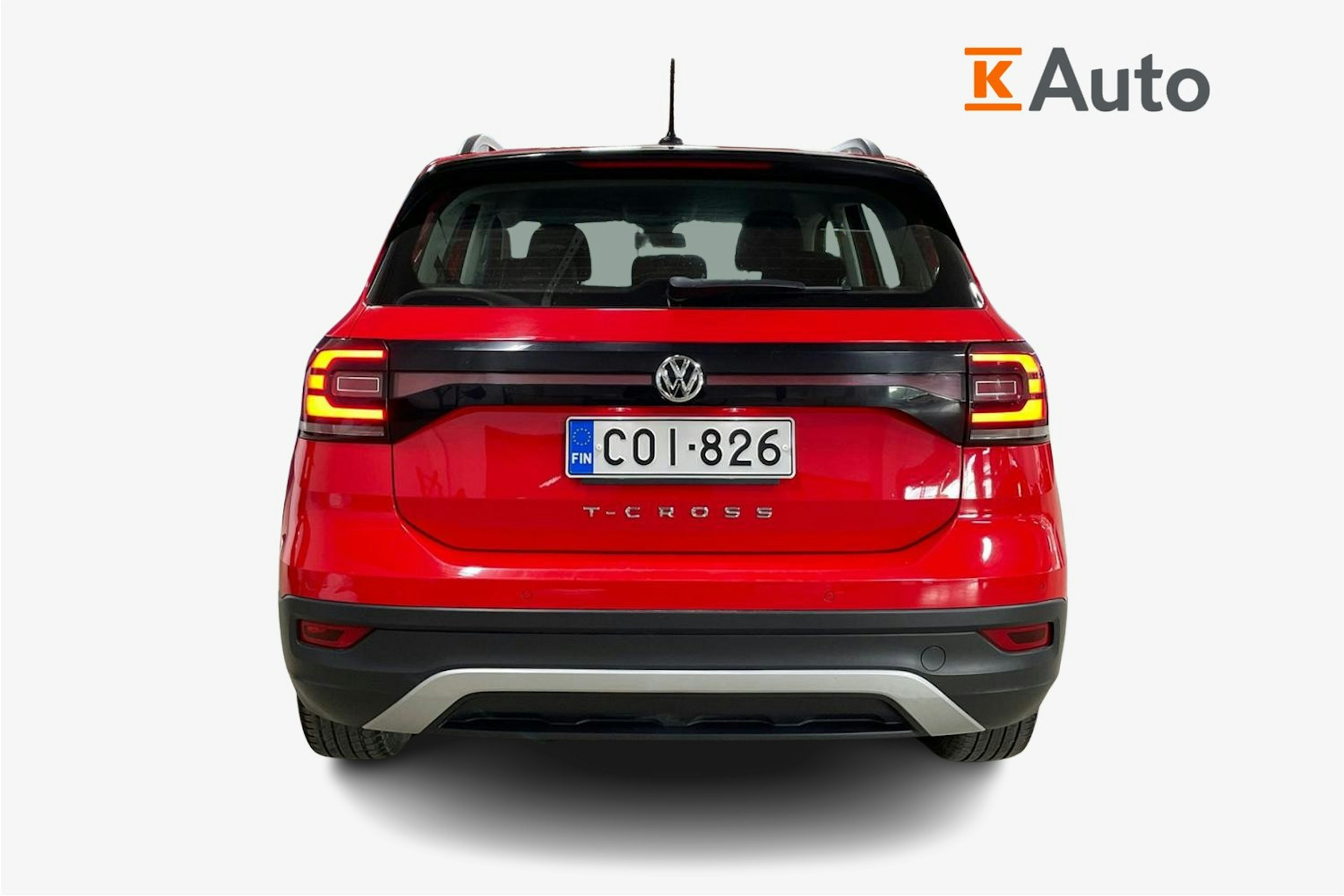 Punainen Volkswagen T-Cross 2020 kuva 3.