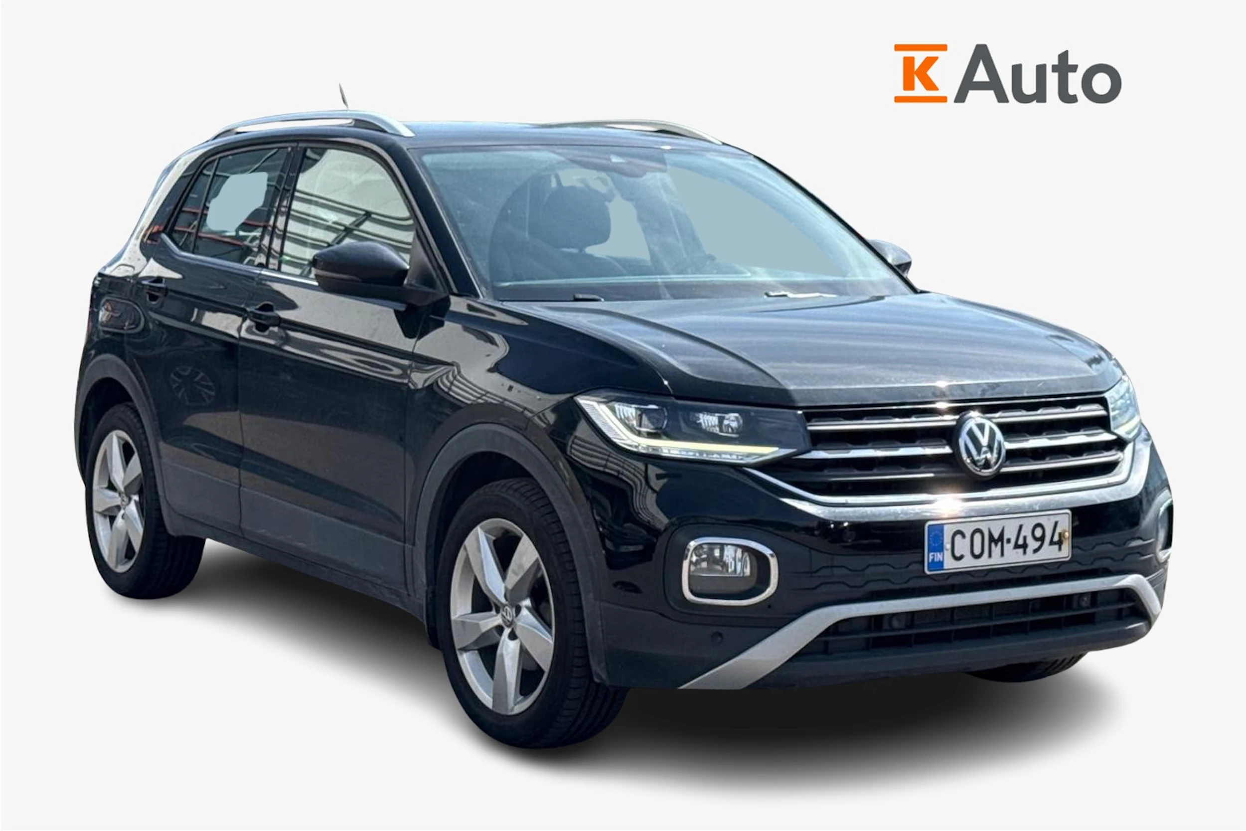 Musta Volkswagen T-Cross 2020 kuva 1.