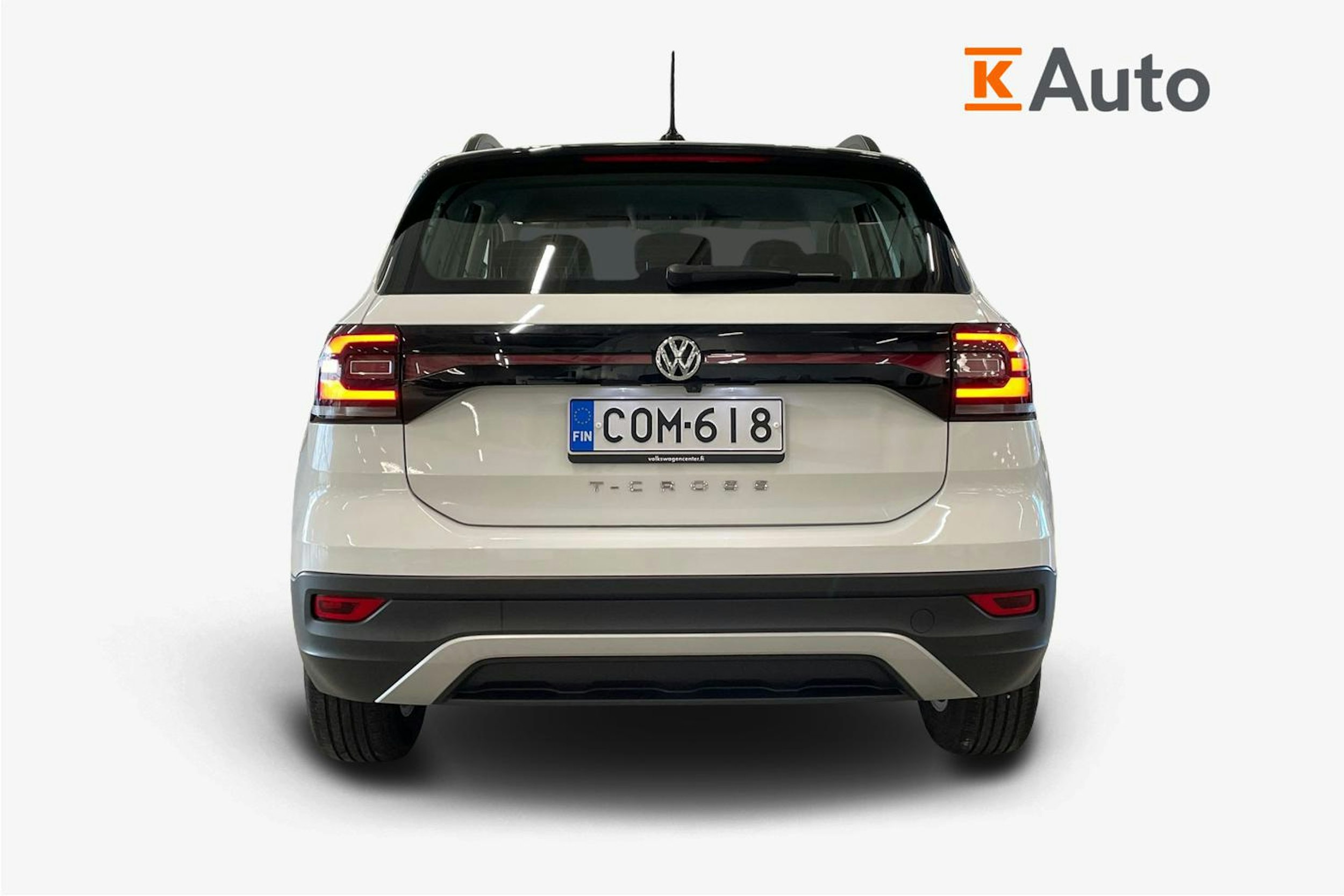 Valkoinen Volkswagen T-Cross 2020 kuva 3.