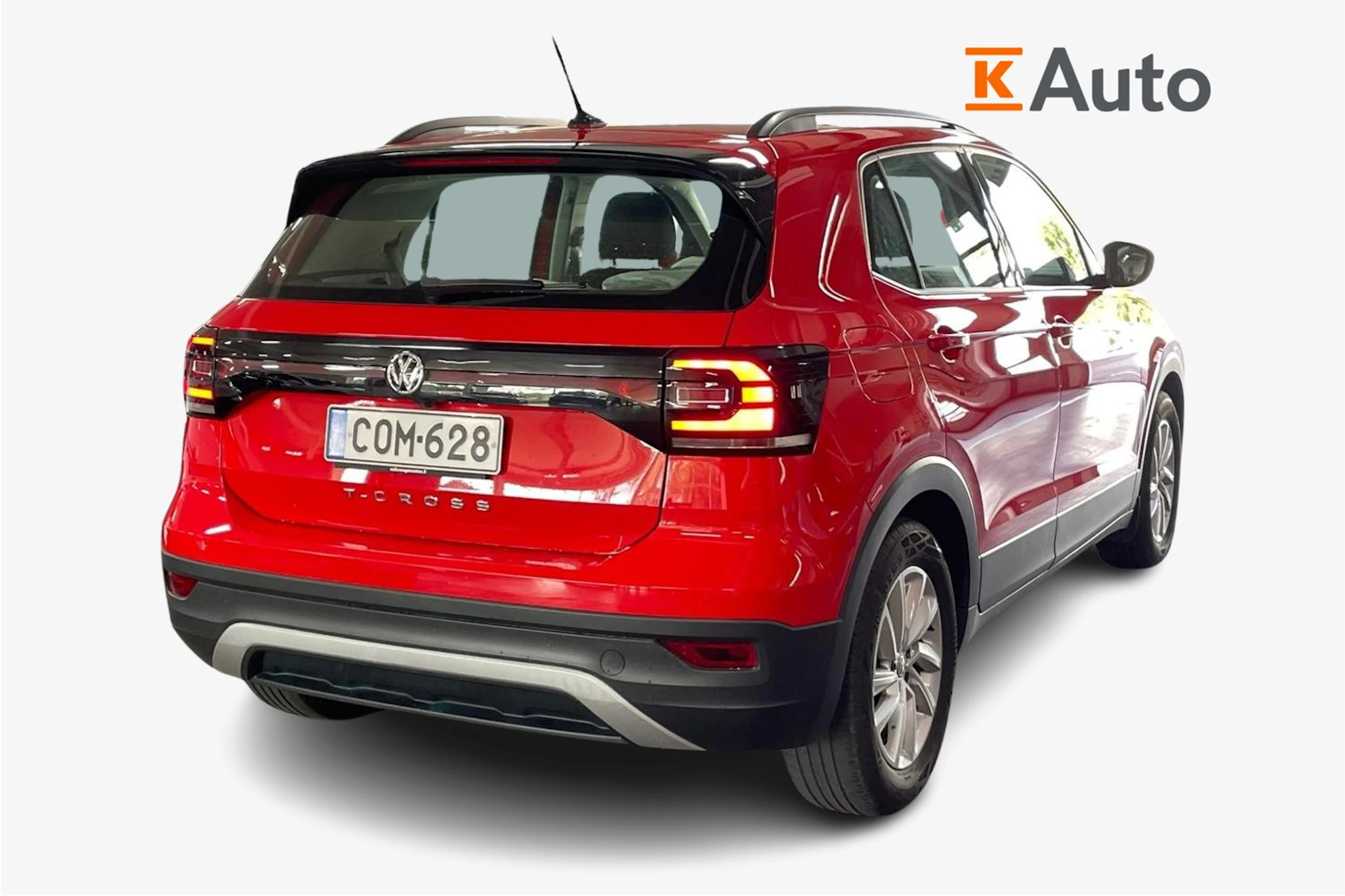 Punainen Volkswagen T-Cross 2020 kuva 2.