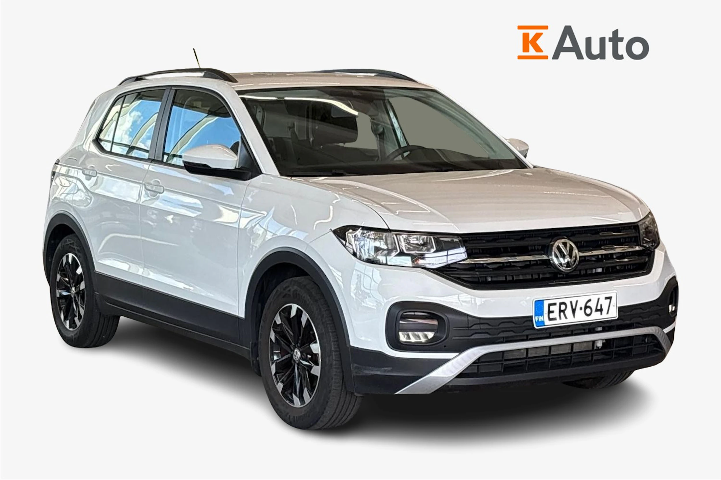 valkoinen Volkswagen T-Cross 2020 kuva 1.