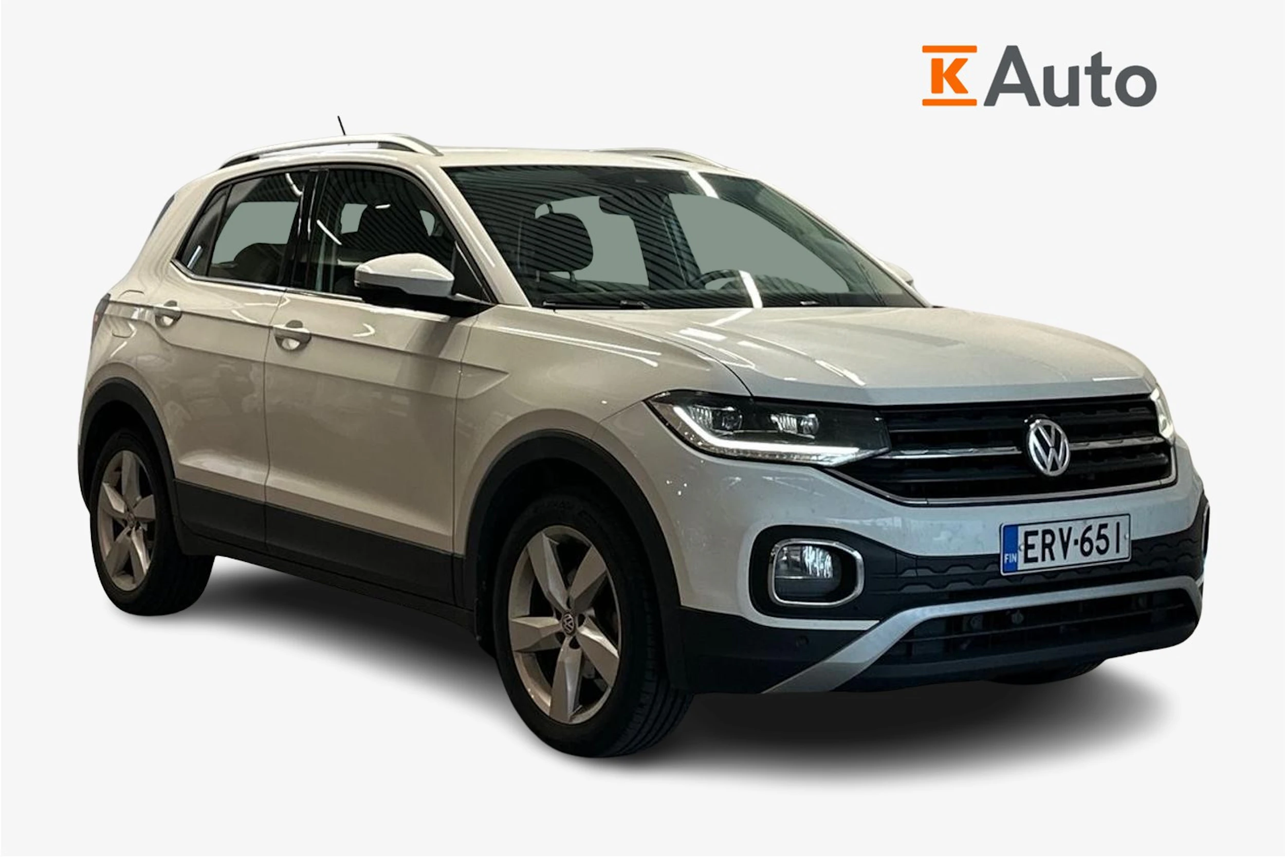 valkoinen Volkswagen T-Cross 2020 kuva 1.