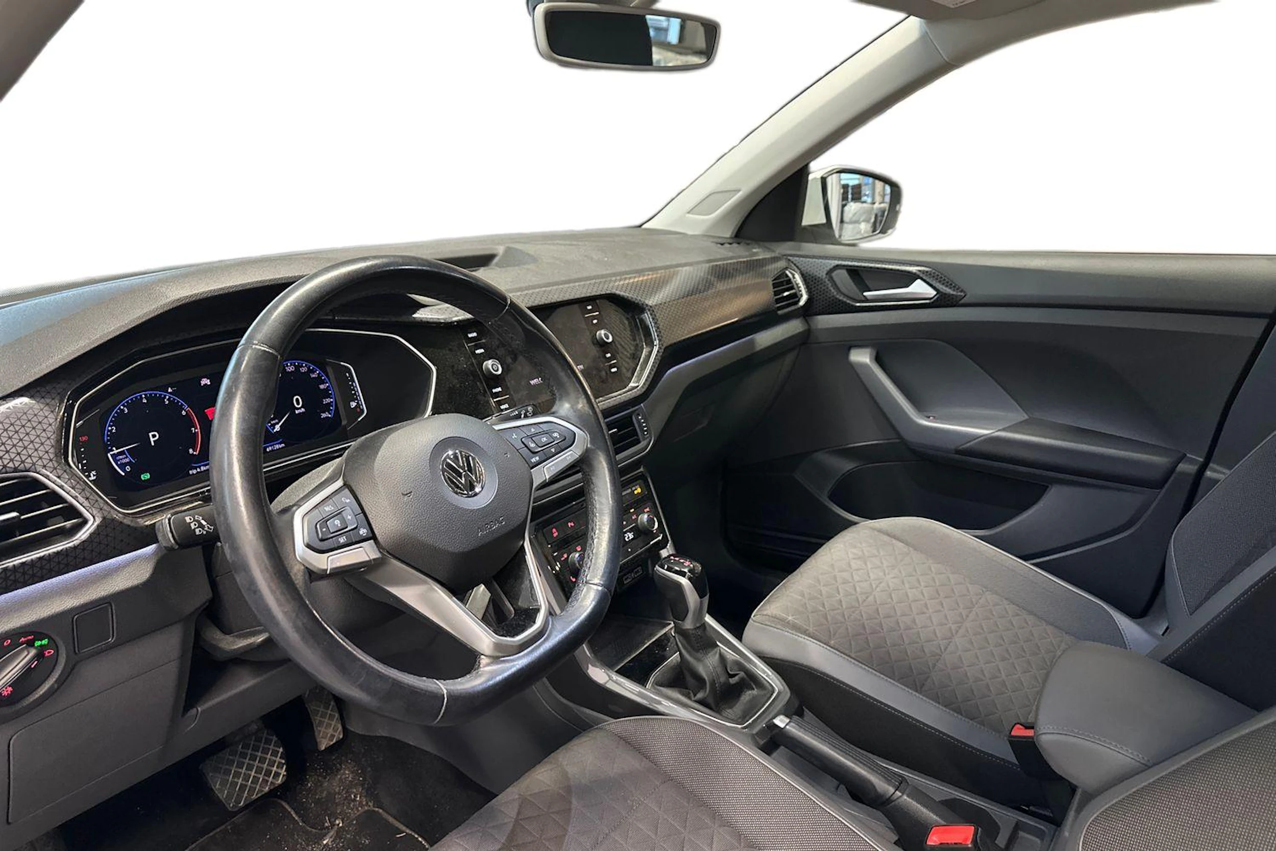 valkoinen Volkswagen T-Cross 2020 kuva 3.