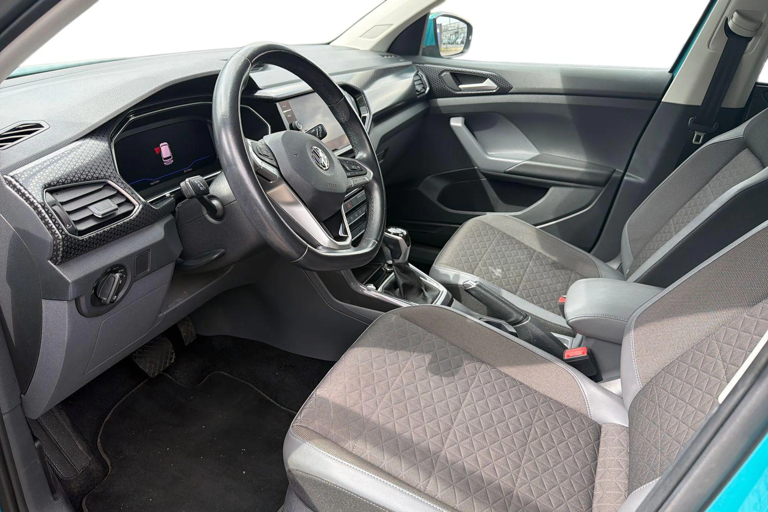 Sininen Volkswagen T-Cross 2020 kuva 3.