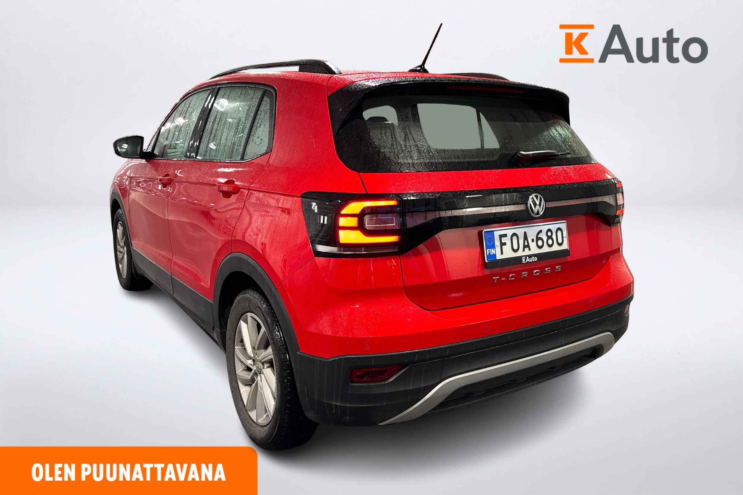 punainen Volkswagen T-Cross 2020 kuva 2.