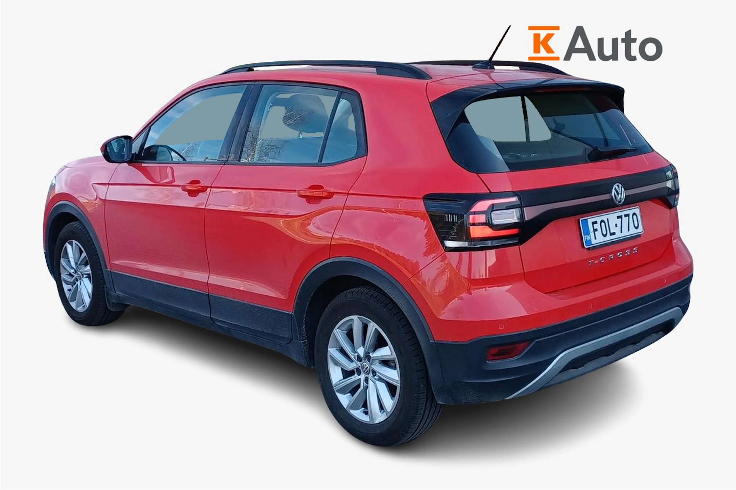 punainen Volkswagen T-Cross 2020 kuva 2.