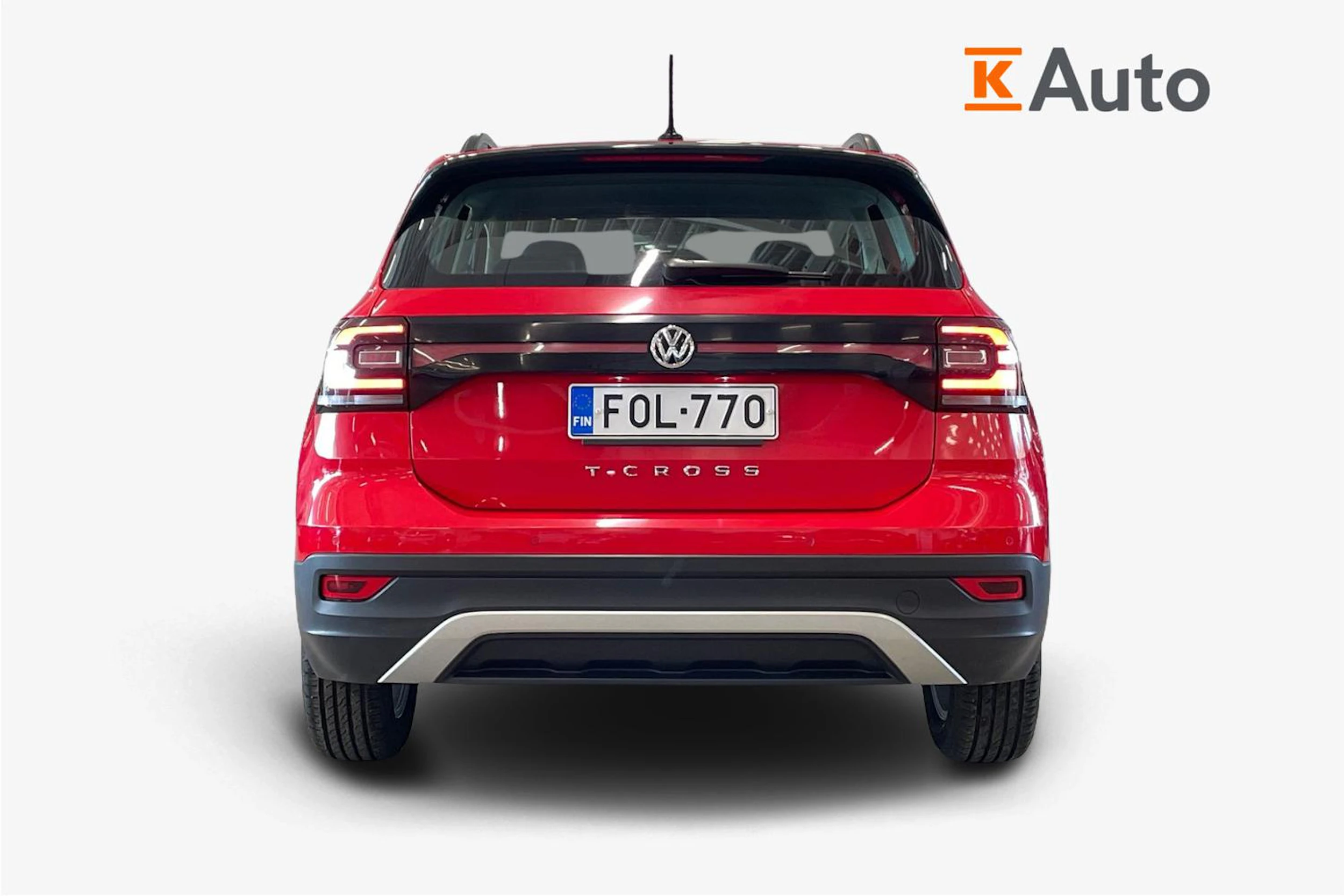 punainen Volkswagen T-Cross 2020 kuva 4.