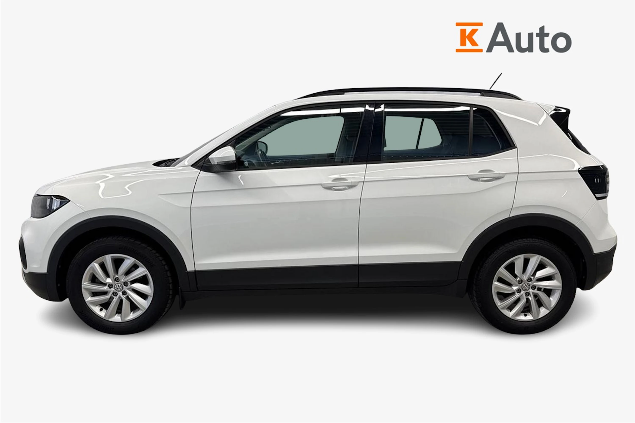 valkoinen Volkswagen T-Cross 2020 kuva 7.