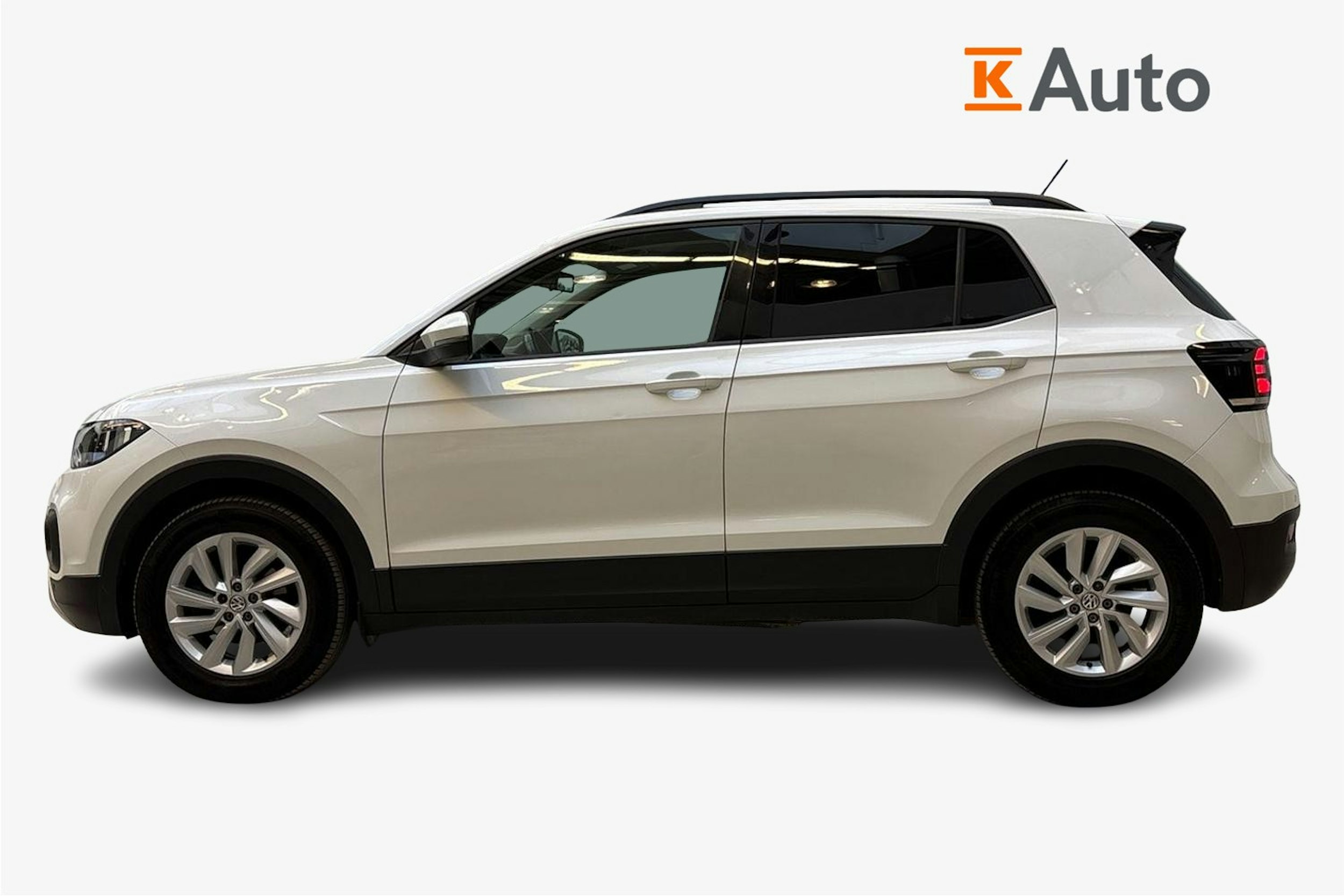 valkoinen Volkswagen T-Cross 2020 kuva 6.