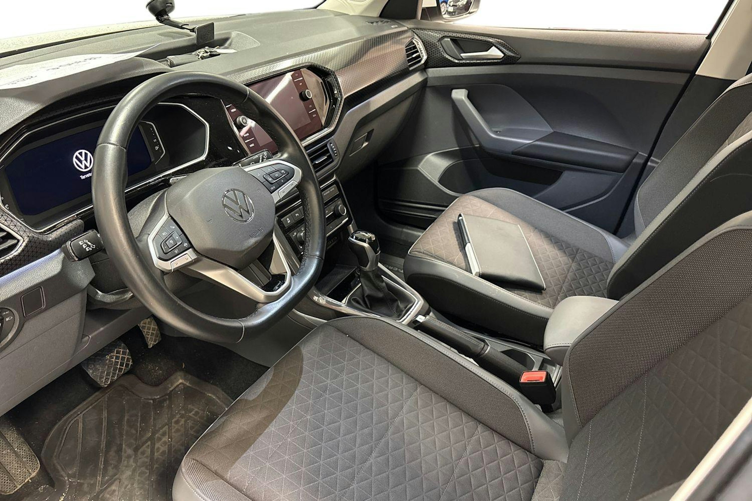 valkoinen Volkswagen T-Cross 2020 kuva 3.