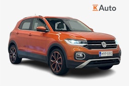 oranssi Volkswagen T-Cross 2020 kuva 1.