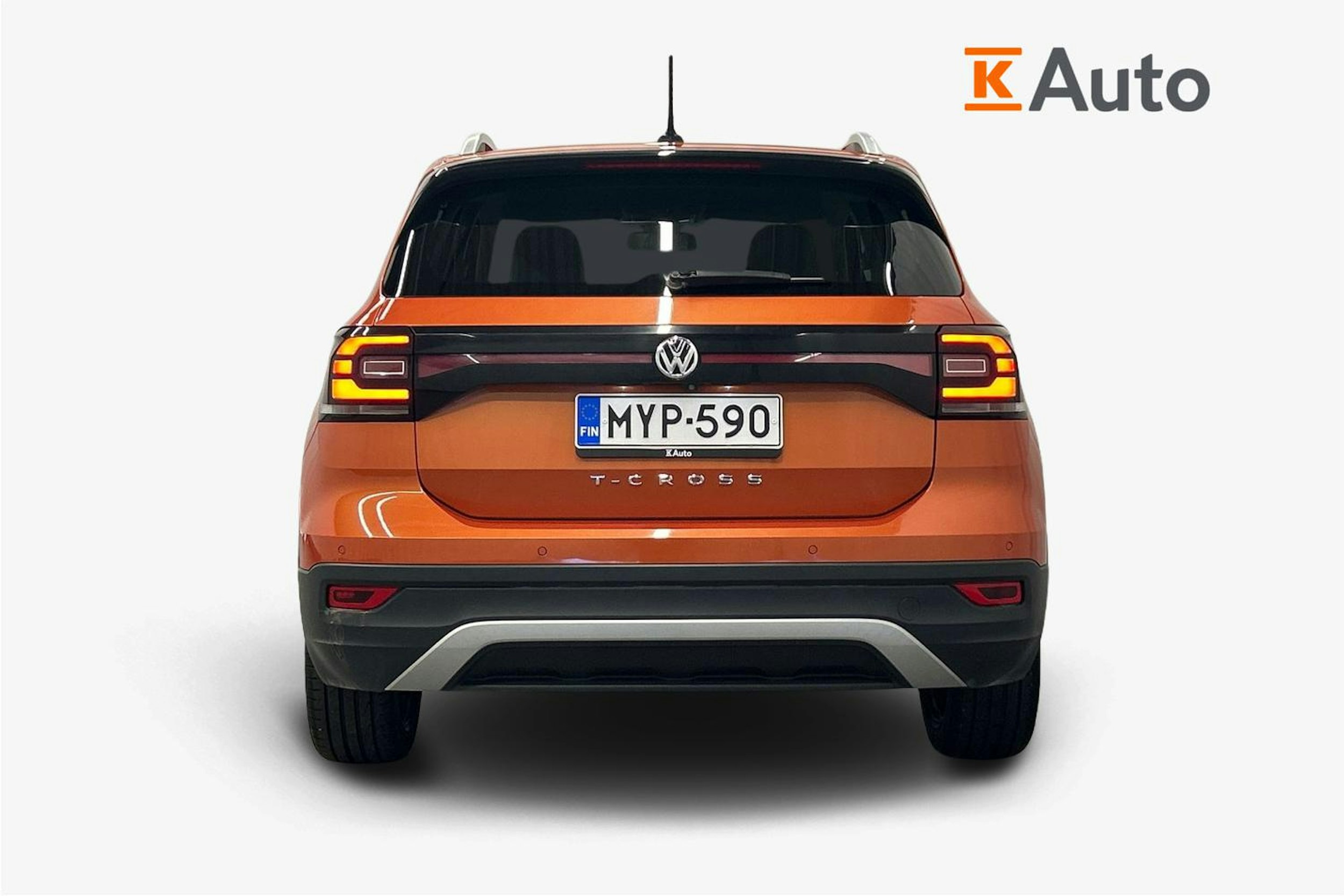oranssi Volkswagen T-Cross 2020 kuva 3.