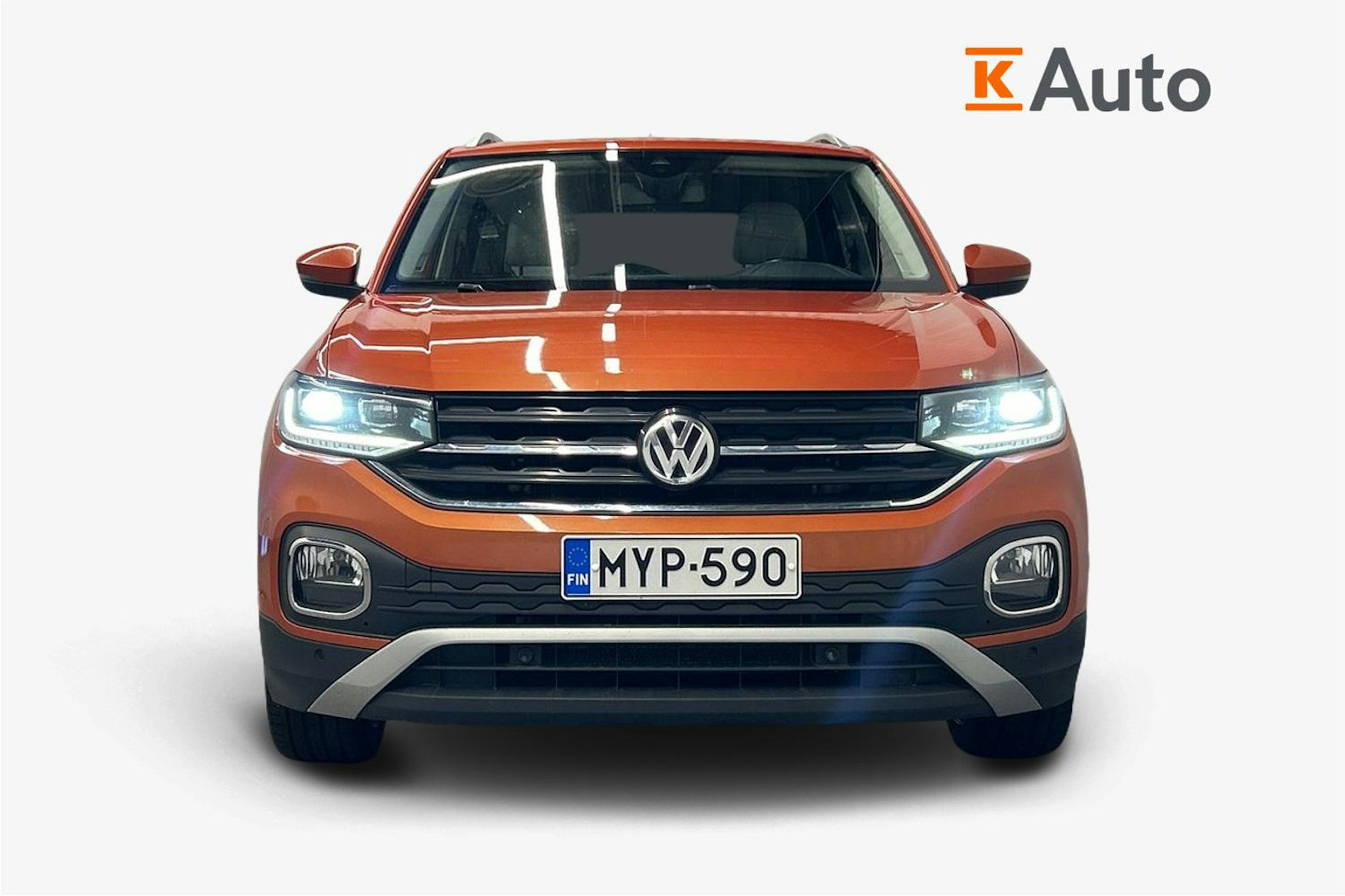 oranssi Volkswagen T-Cross 2020 kuva 5.