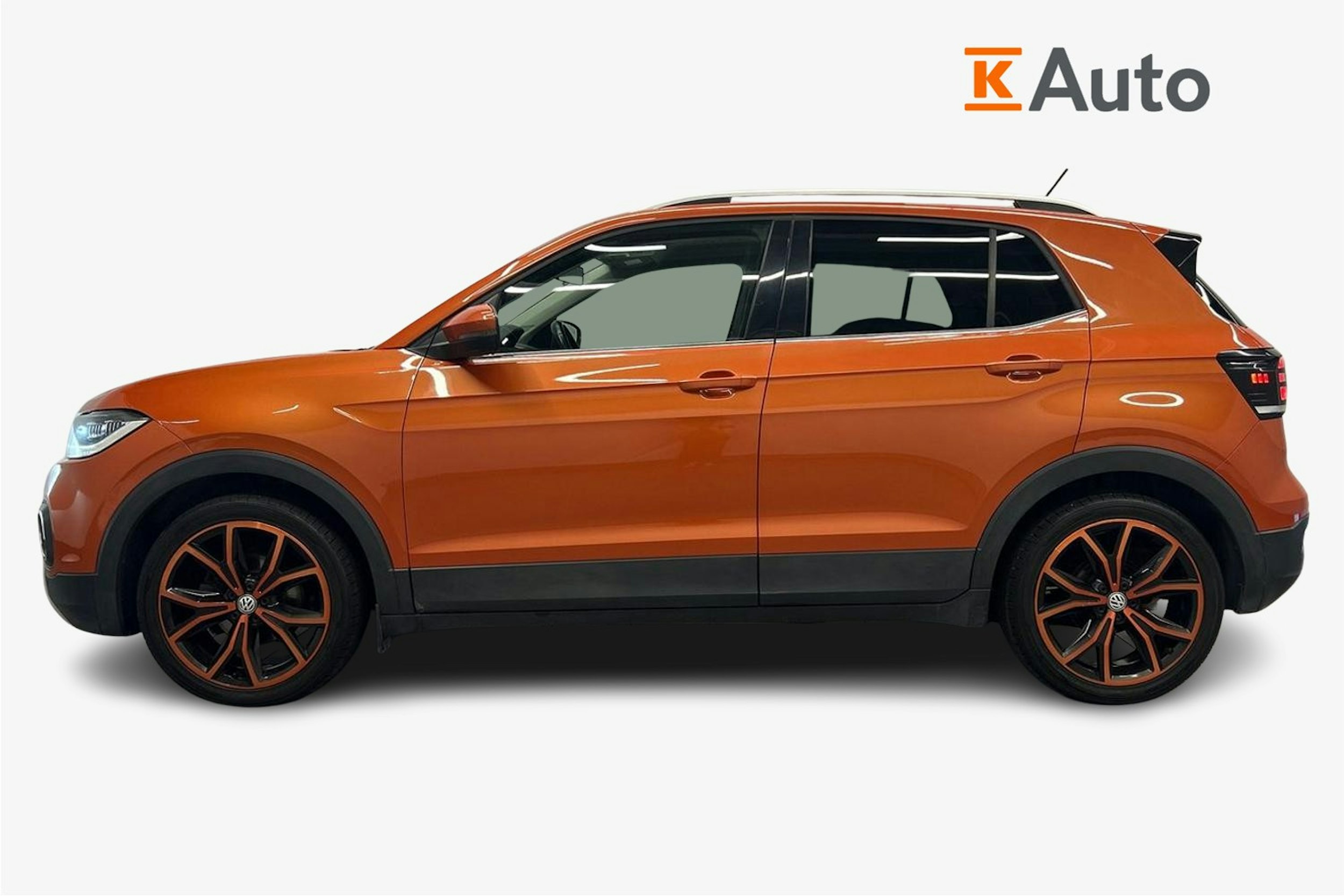 oranssi Volkswagen T-Cross 2020 kuva 6.