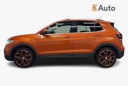 oranssi Volkswagen T-Cross 2020 kuva 6.