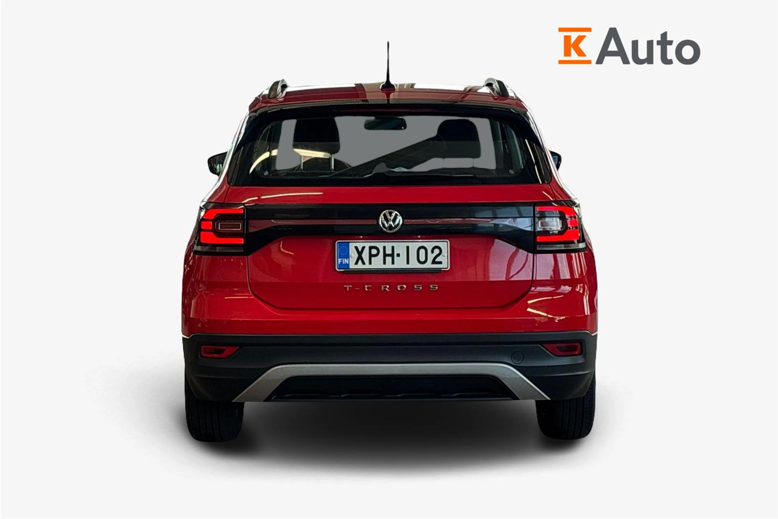 punainen Volkswagen T-Cross 2020 kuva 3.