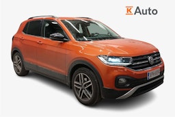 oranssi Volkswagen T-Cross 2020 kuva 1.