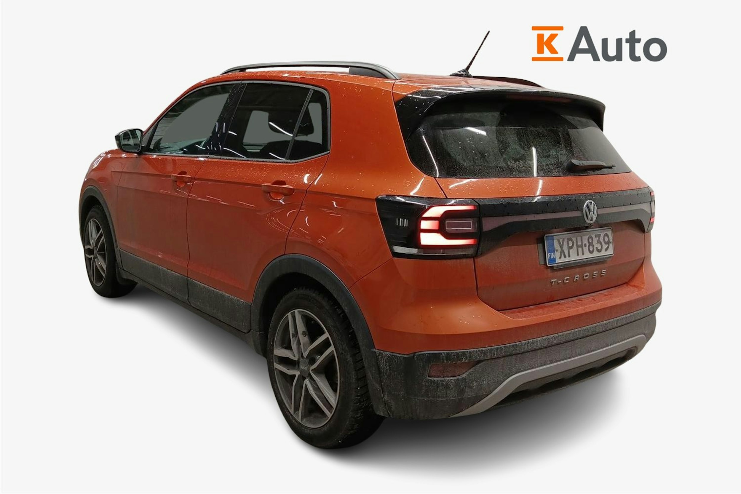 oranssi Volkswagen T-Cross 2020 kuva 2.