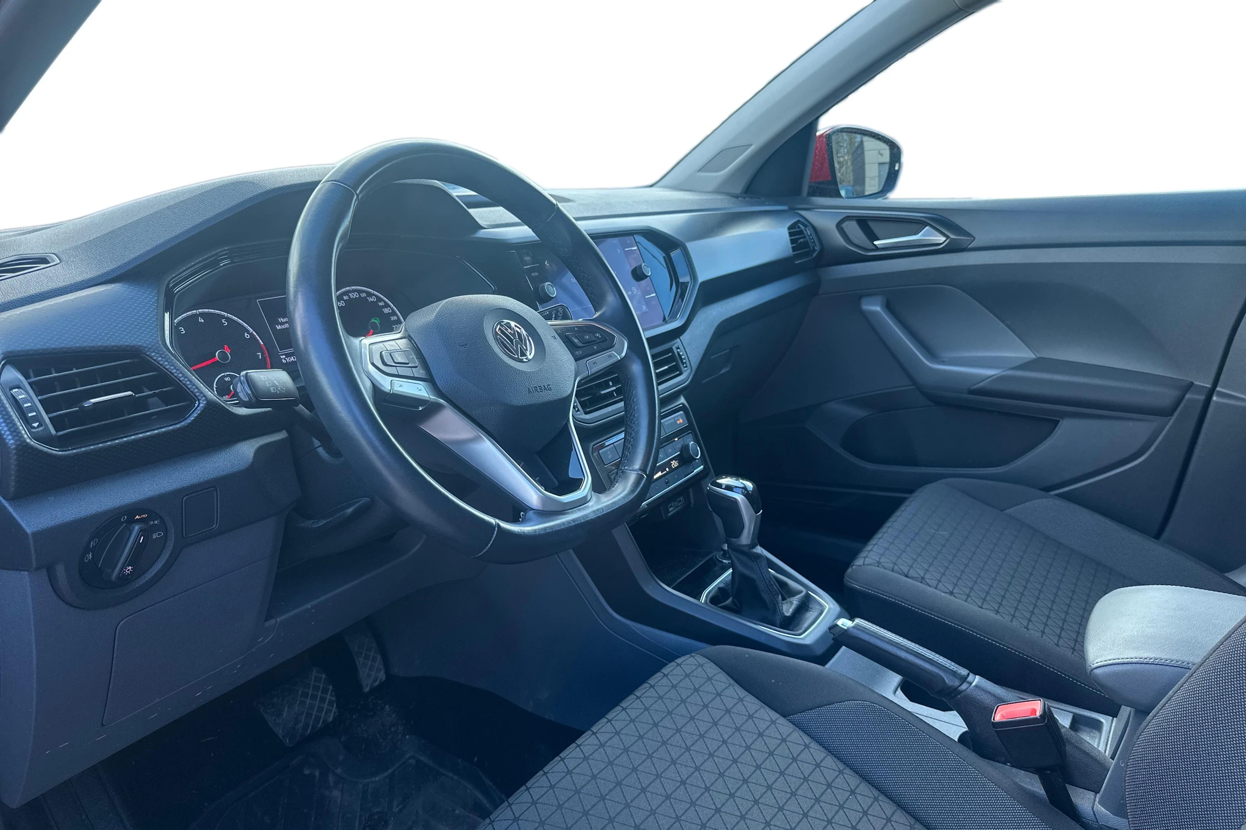 punainen Volkswagen T-Cross 2020 kuva 3.
