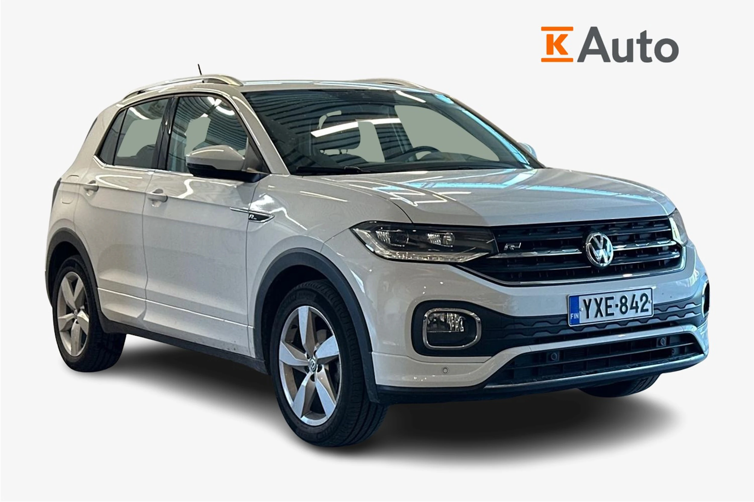 Valkoinen Volkswagen T-Cross 2020 kuva 1.