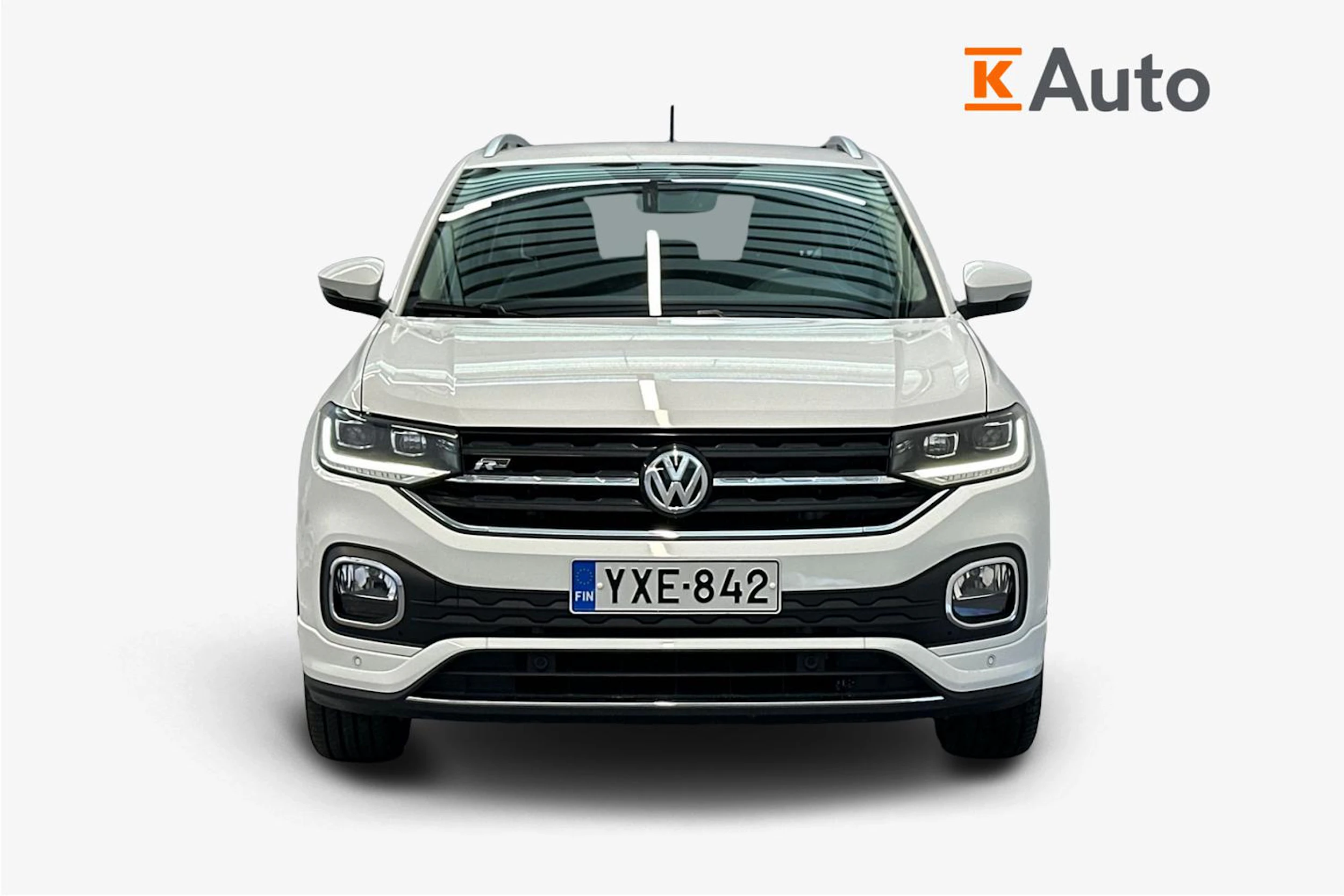 Valkoinen Volkswagen T-Cross 2020 kuva 4.