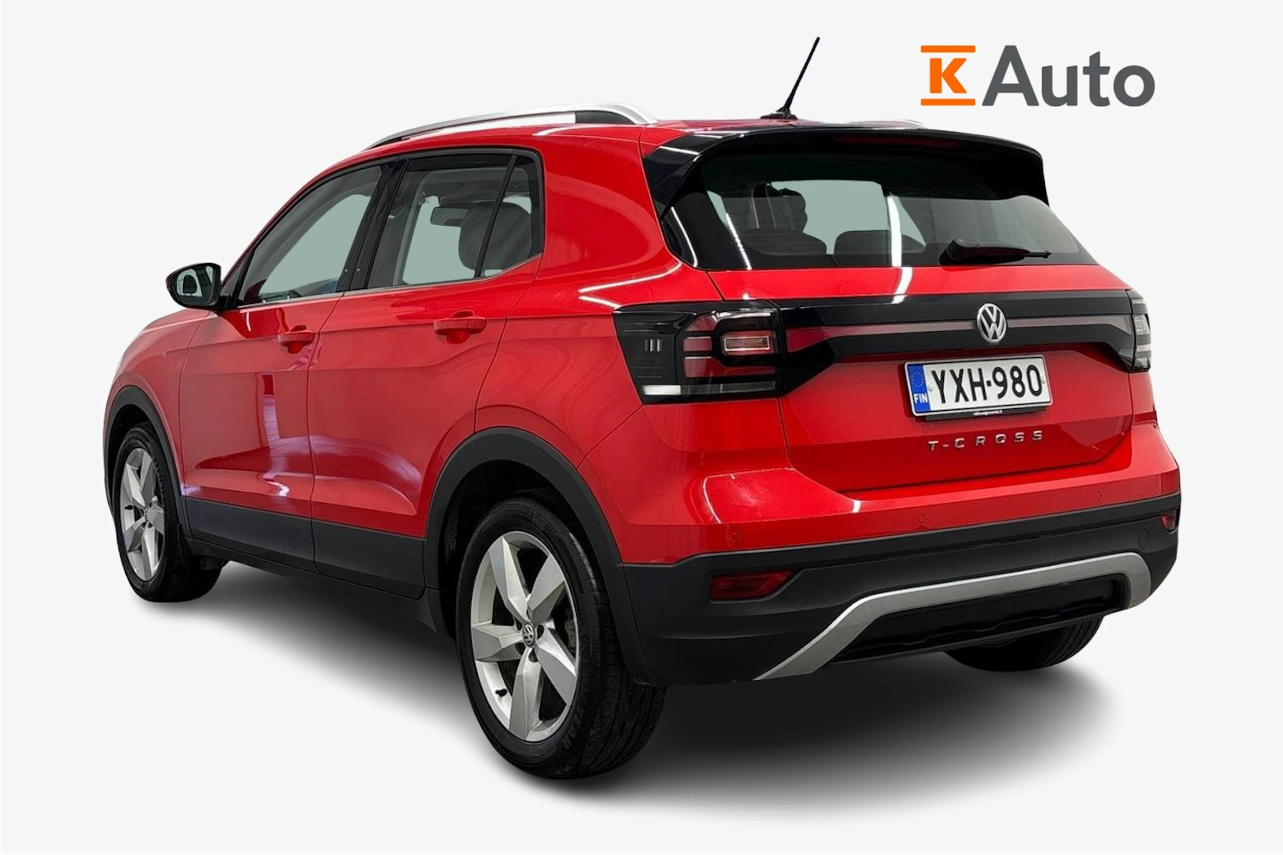 punainen Volkswagen T-Cross 2020 kuva 3.