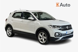 Valkoinen Volkswagen T-Cross 2021 kuva 1.