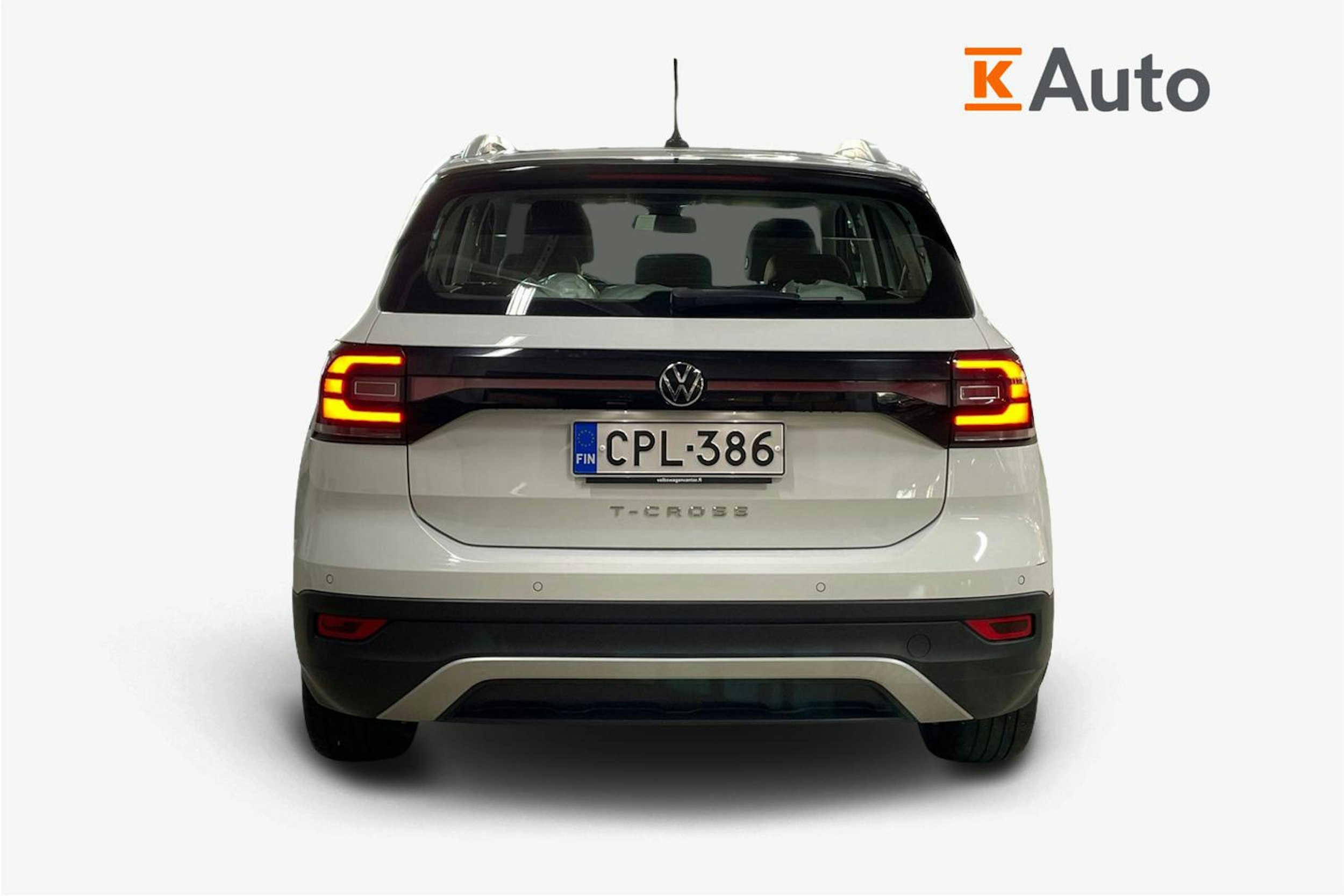Valkoinen Volkswagen T-Cross 2021 kuva 3.