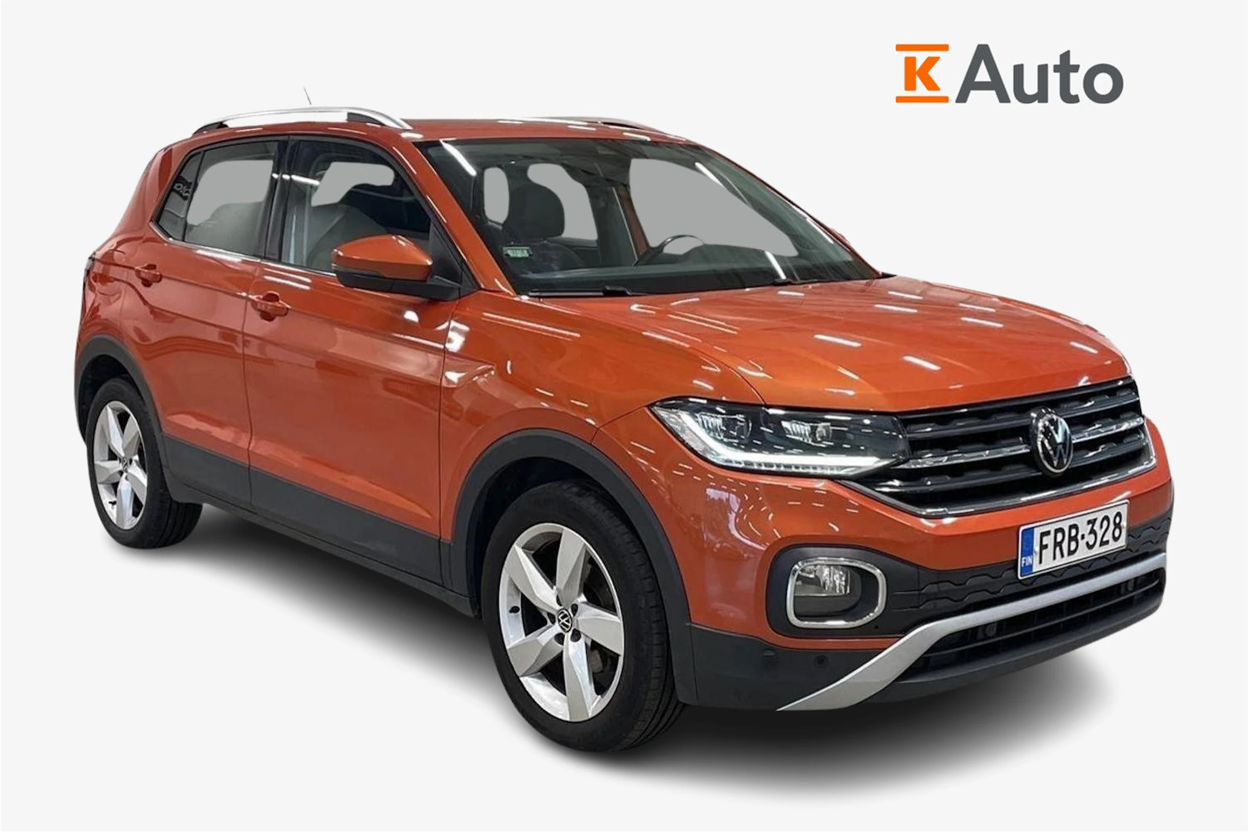 oranssi Volkswagen T-Cross 2021 kuva 1.