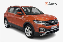 oranssi Volkswagen T-Cross 2021 kuva 1.
