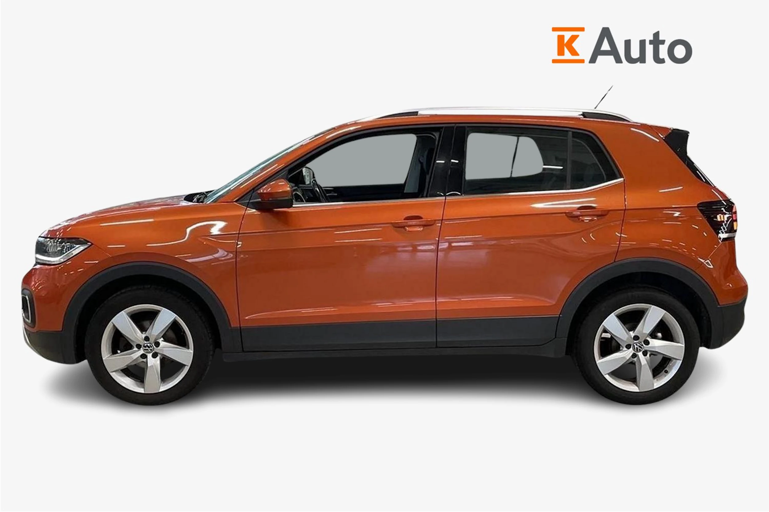 oranssi Volkswagen T-Cross 2021 kuva 5.