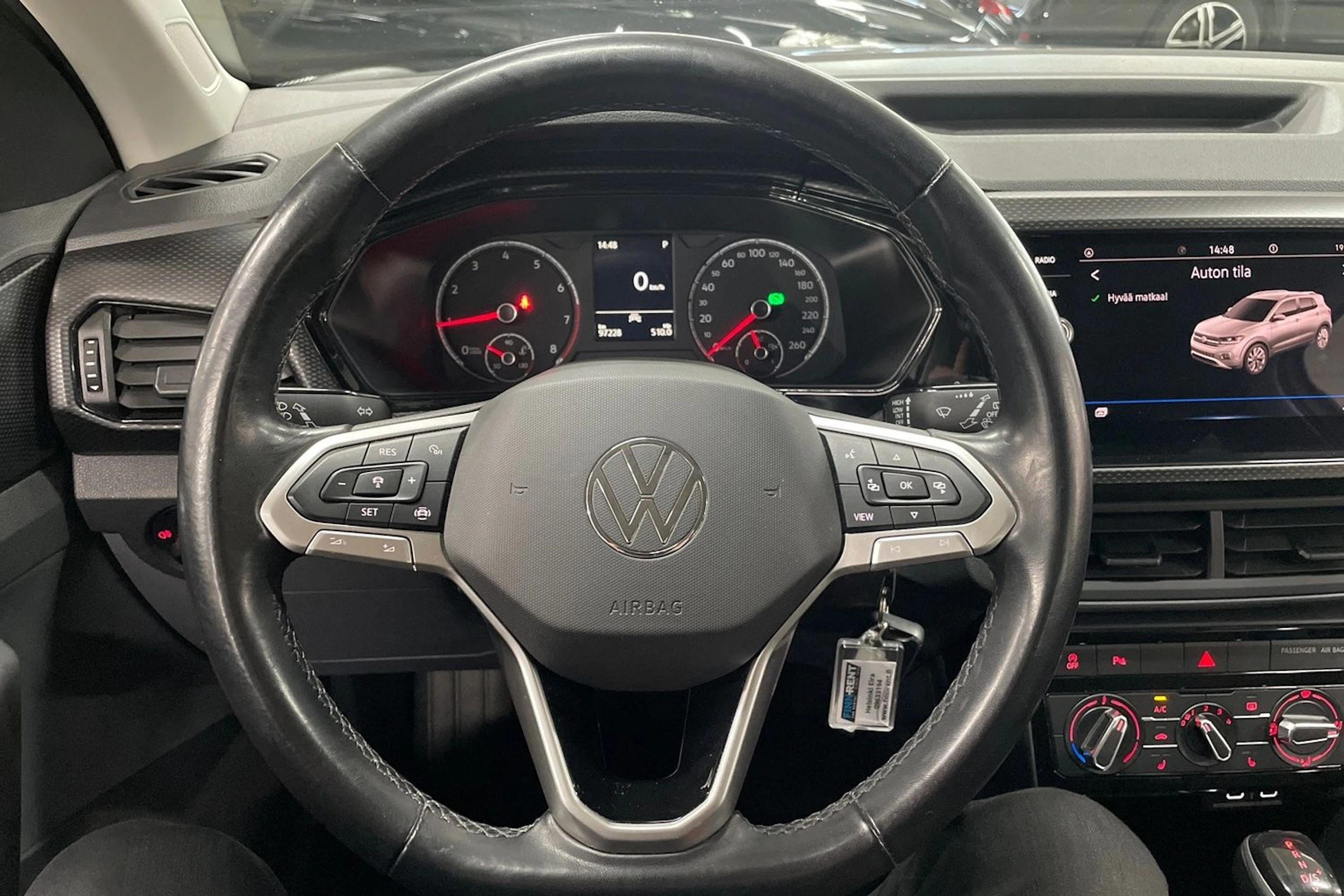Valkoinen Volkswagen T-Cross 2021 kuva 12.