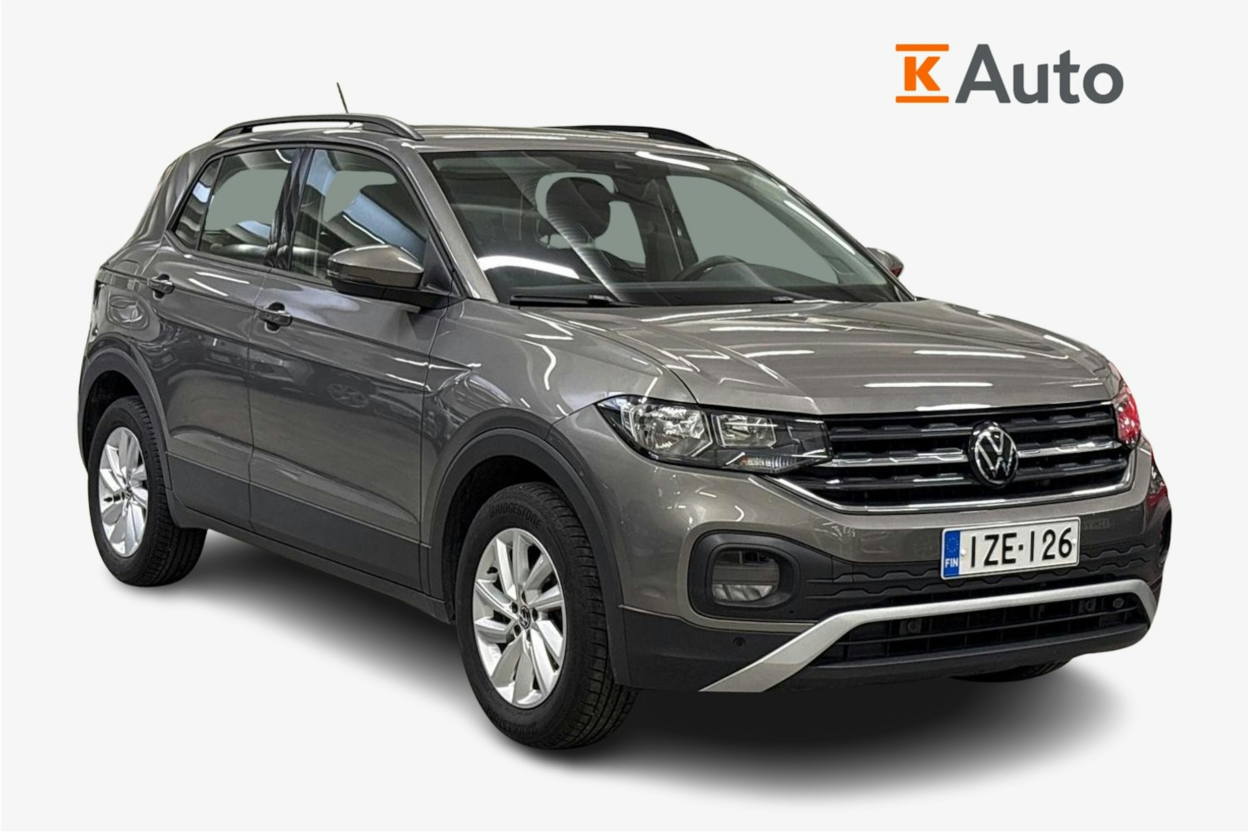 met. harmaa Volkswagen T-Cross 2021 kuva 1.