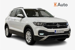 Valkoinen Volkswagen T-Cross 2021 kuva 1.