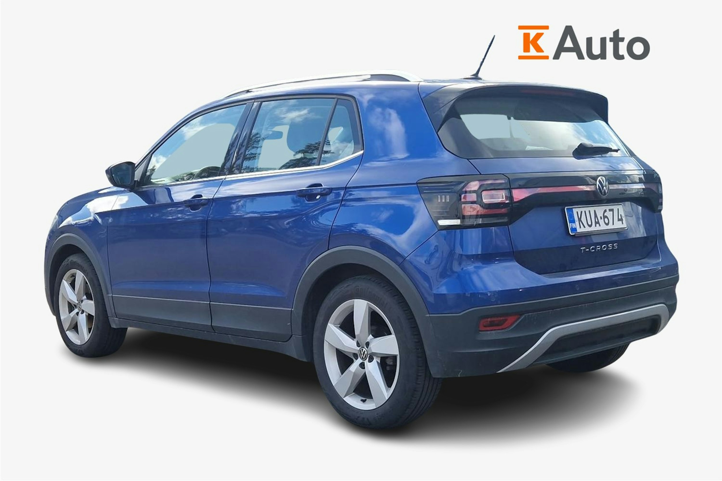 Sininen Volkswagen T-Cross 2021 kuva 2.