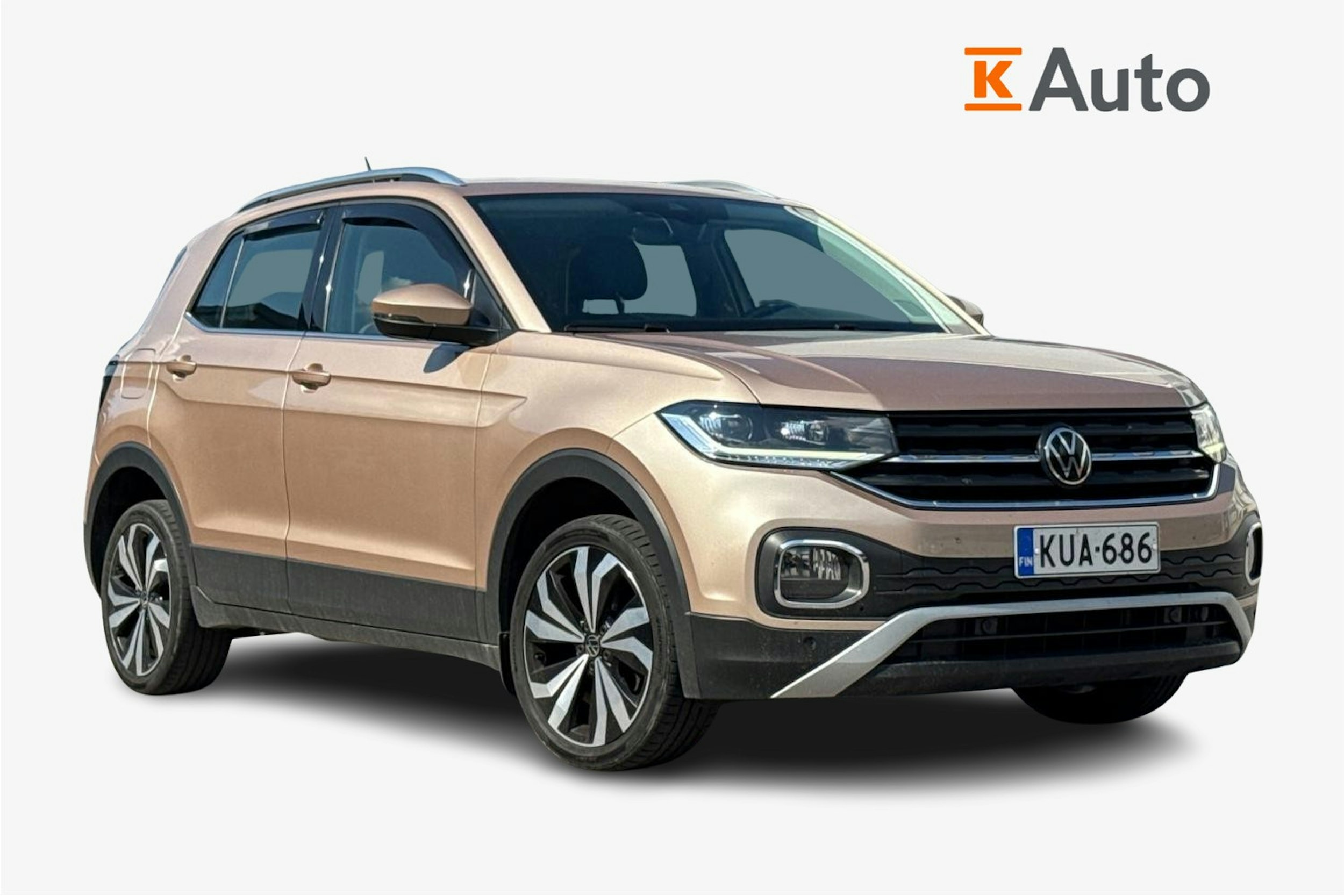 met. beige Volkswagen T-Cross 2021 kuva 1.