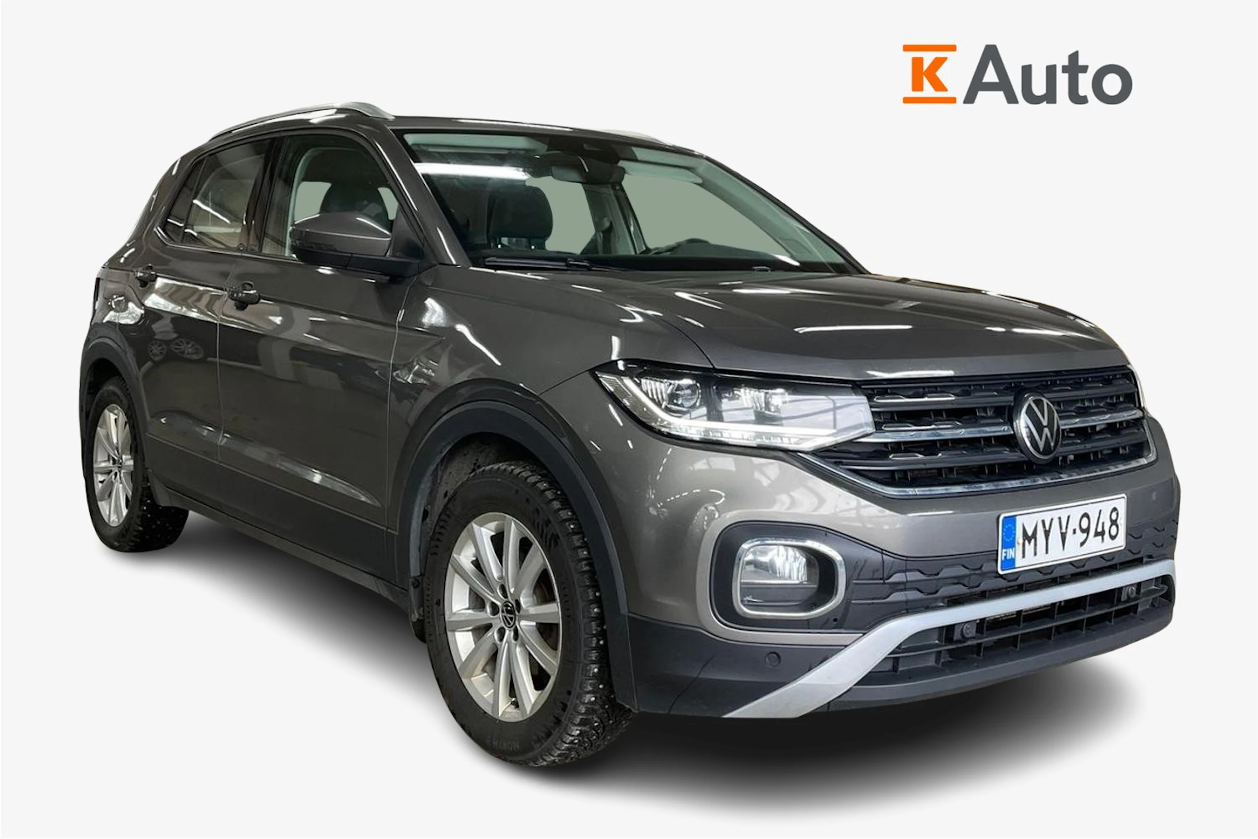 Harmaa Volkswagen T-Cross 2021 kuva 1.